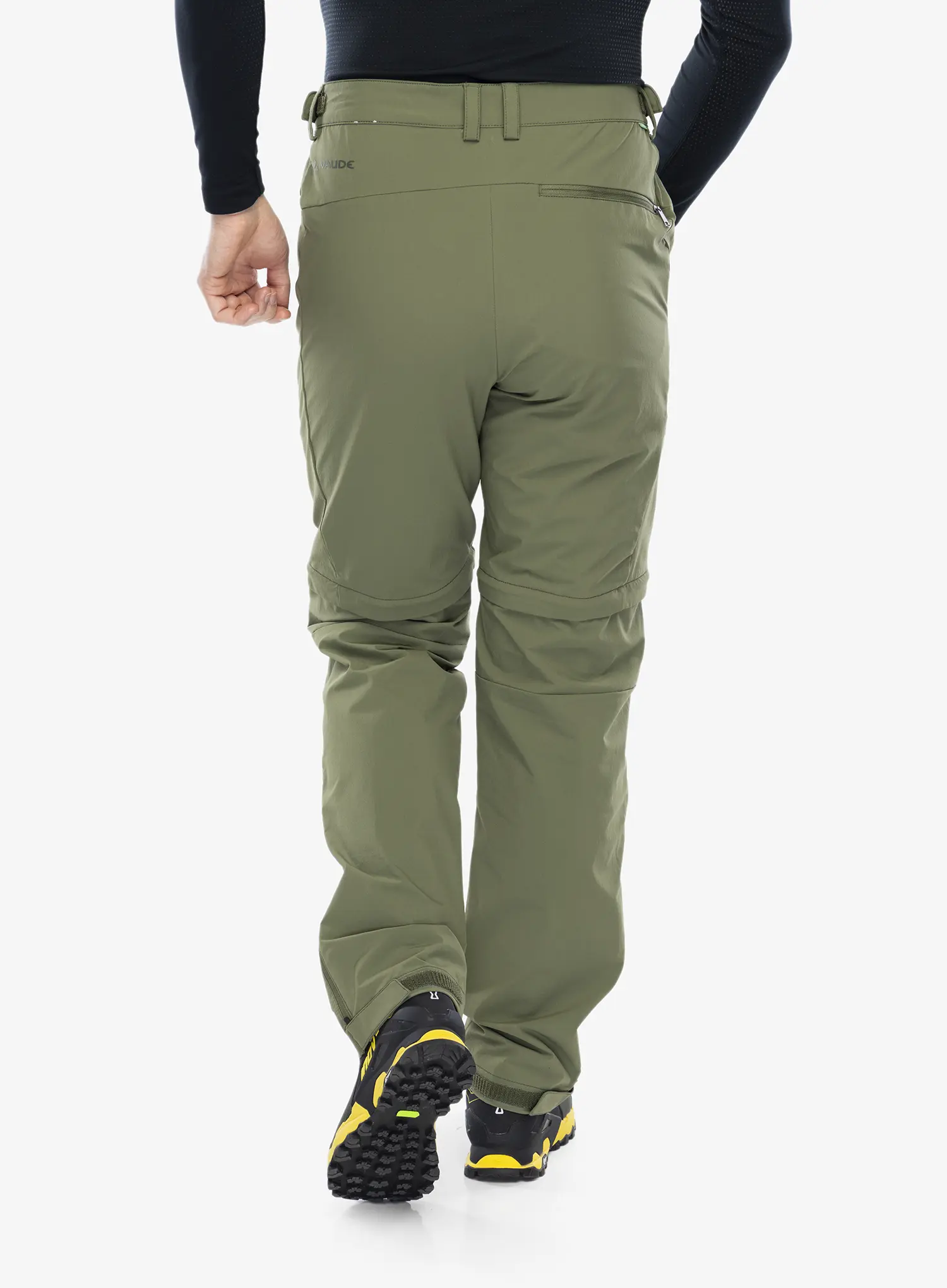 Hlače s odvojivim nogavicama Vaude Farley Stretch T-Zip Pants III - cedar wood