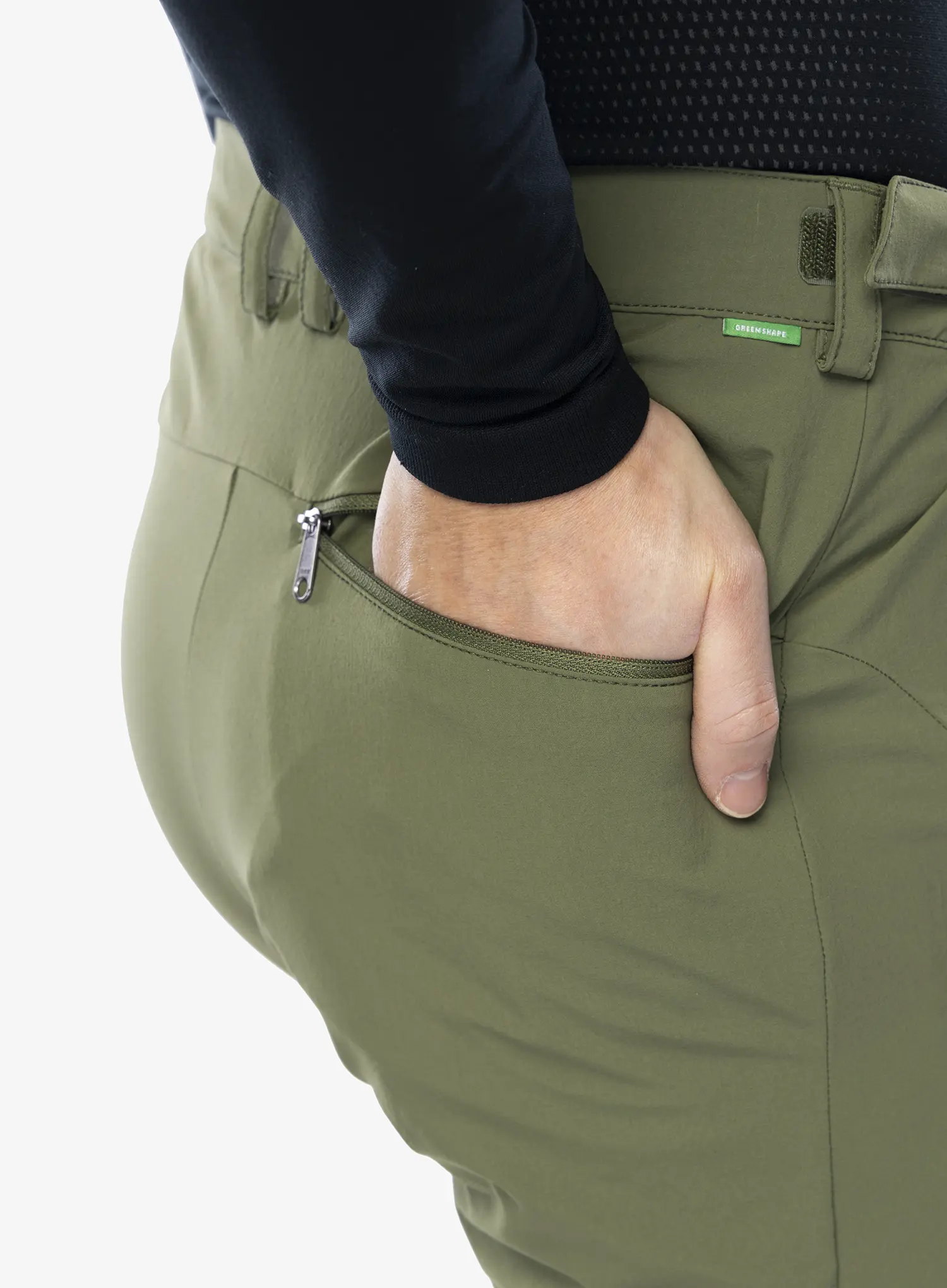 Hlače s odvojivim nogavicama Vaude Farley Stretch T-Zip Pants III - cedar wood