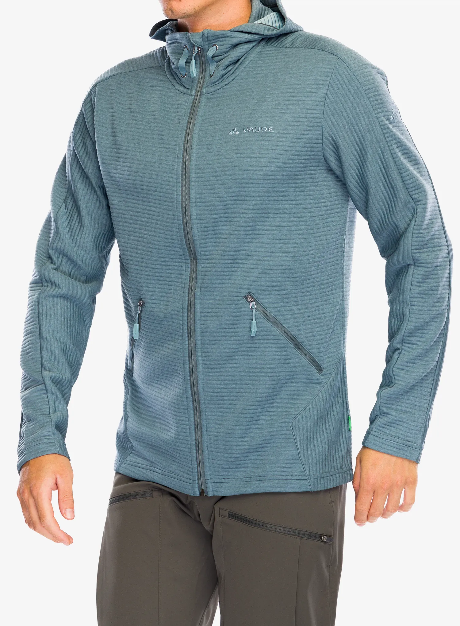 Dukserica od flisa Vaude Hemsby Jacket II - heron