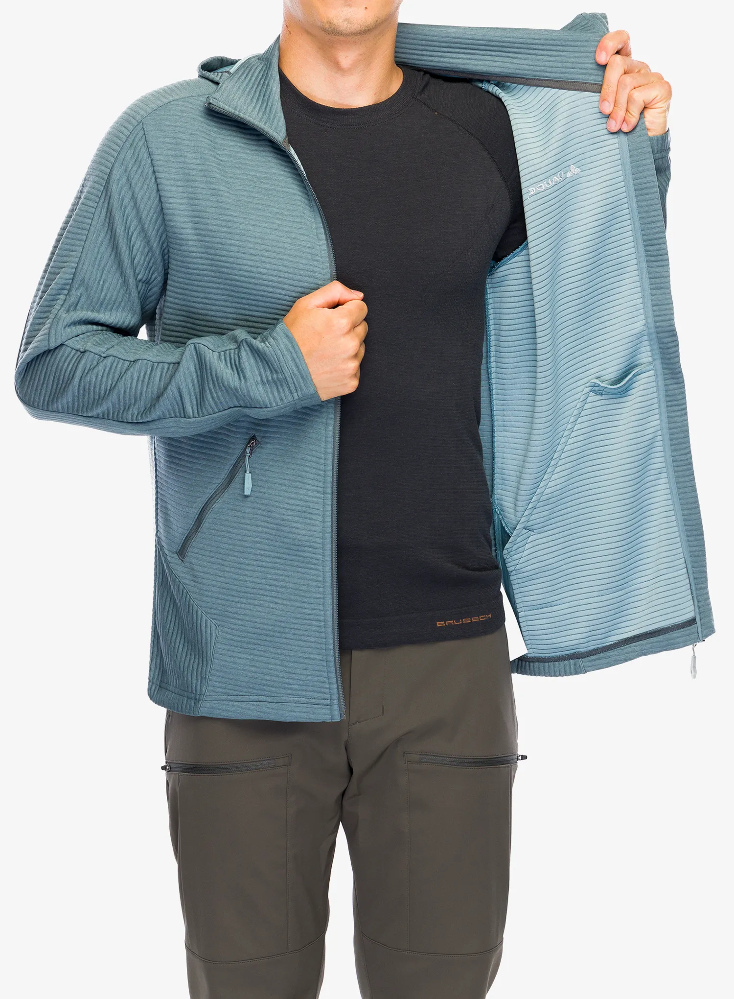 Dukserica od flisa Vaude Hemsby Jacket II - heron