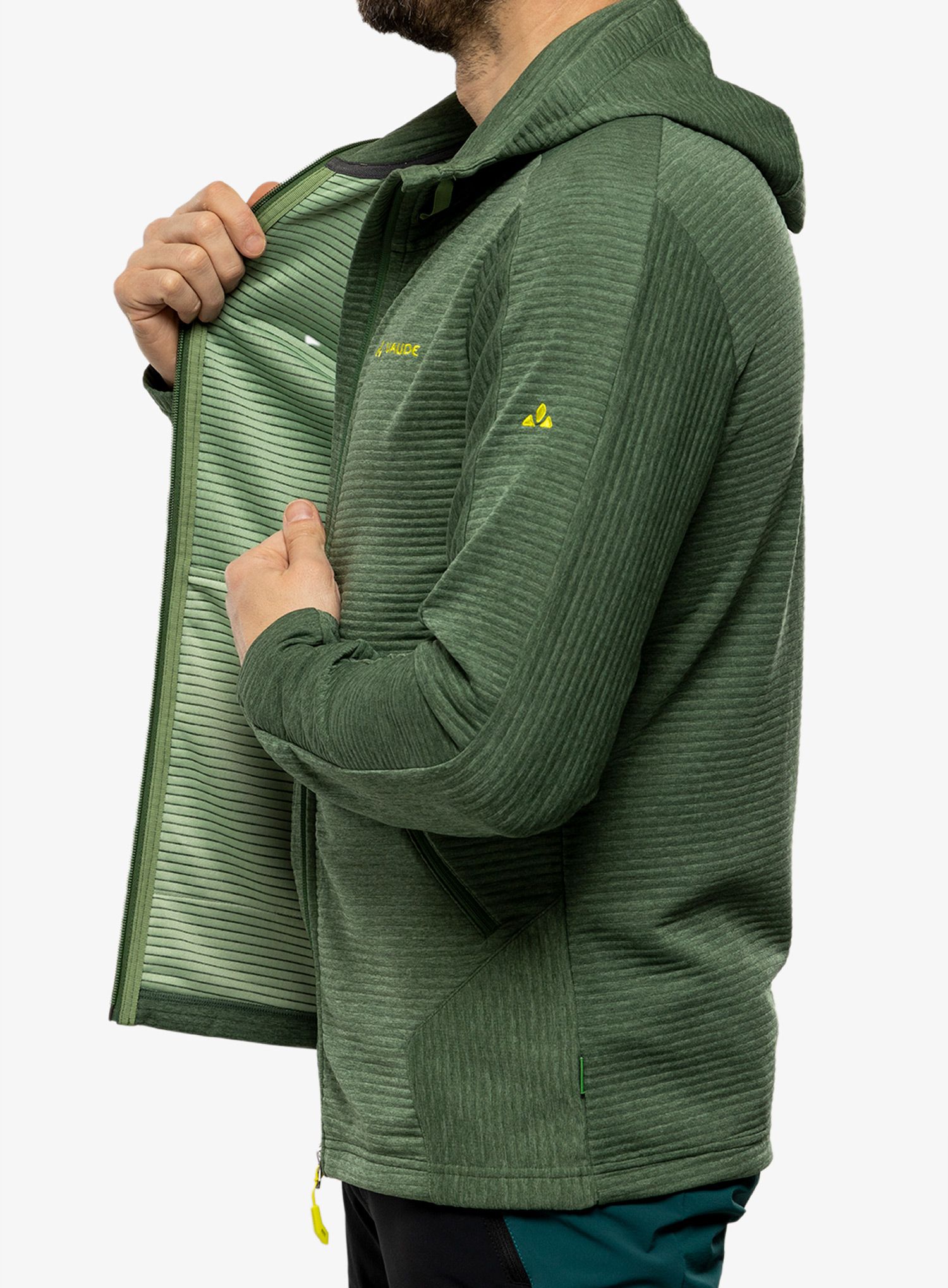 Dukserica od flisa Vaude Hemsby Jacket II - woodland