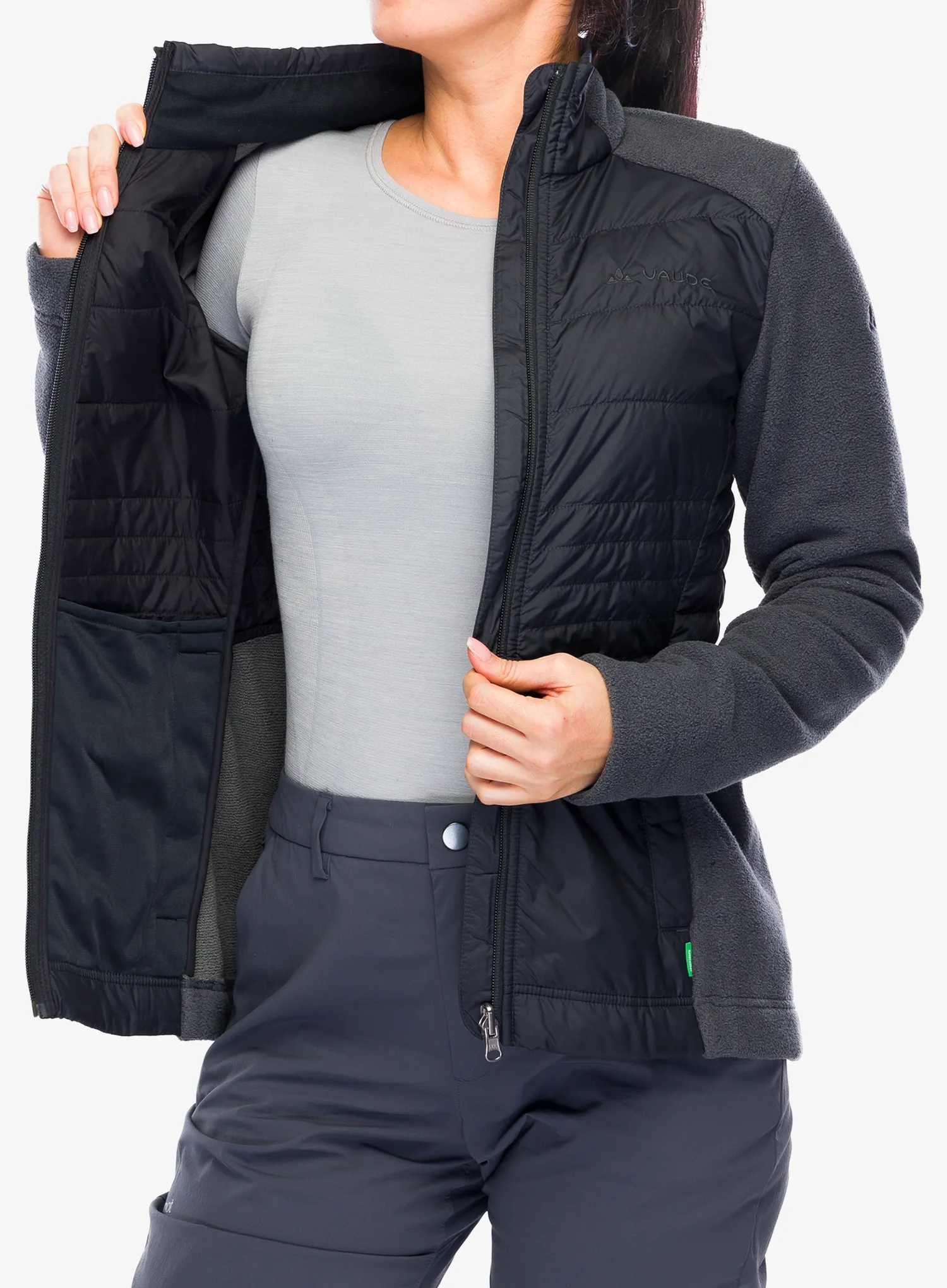 Ženska jakna Vaude Idris 3in1 Parka III - phantom black