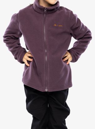 Jakna za djevojčice Vaude Kids Campfire 3in1 Jacket - blackberry/brown