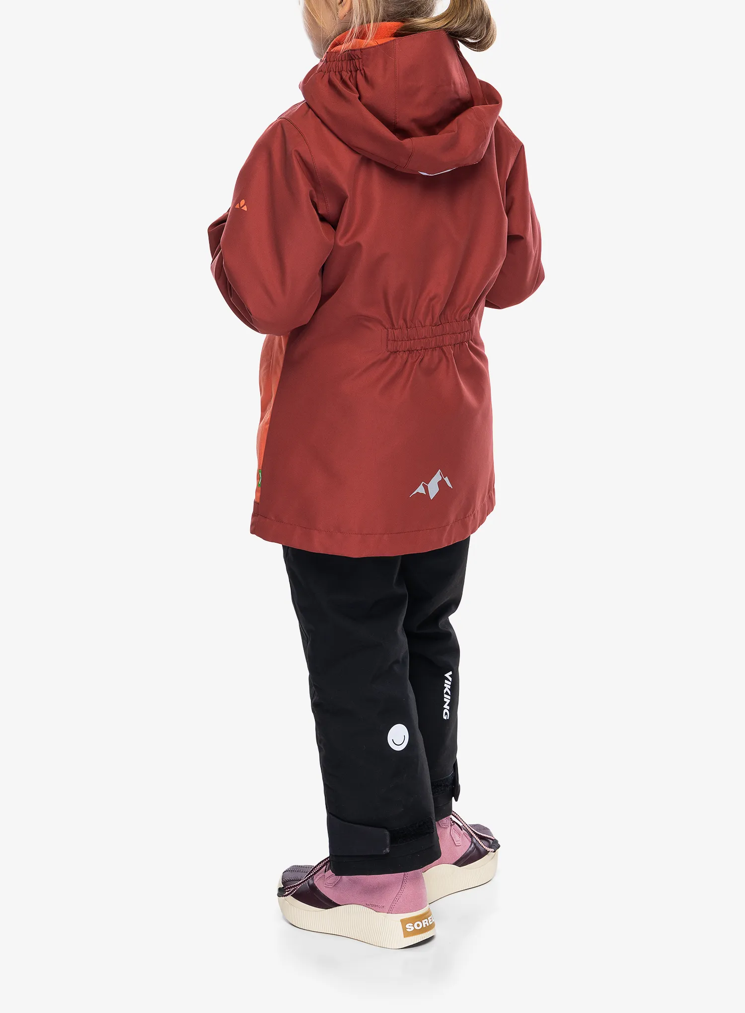 Jakna za djevojčice Vaude Kids Campfire 3in1 Jacket - redeva