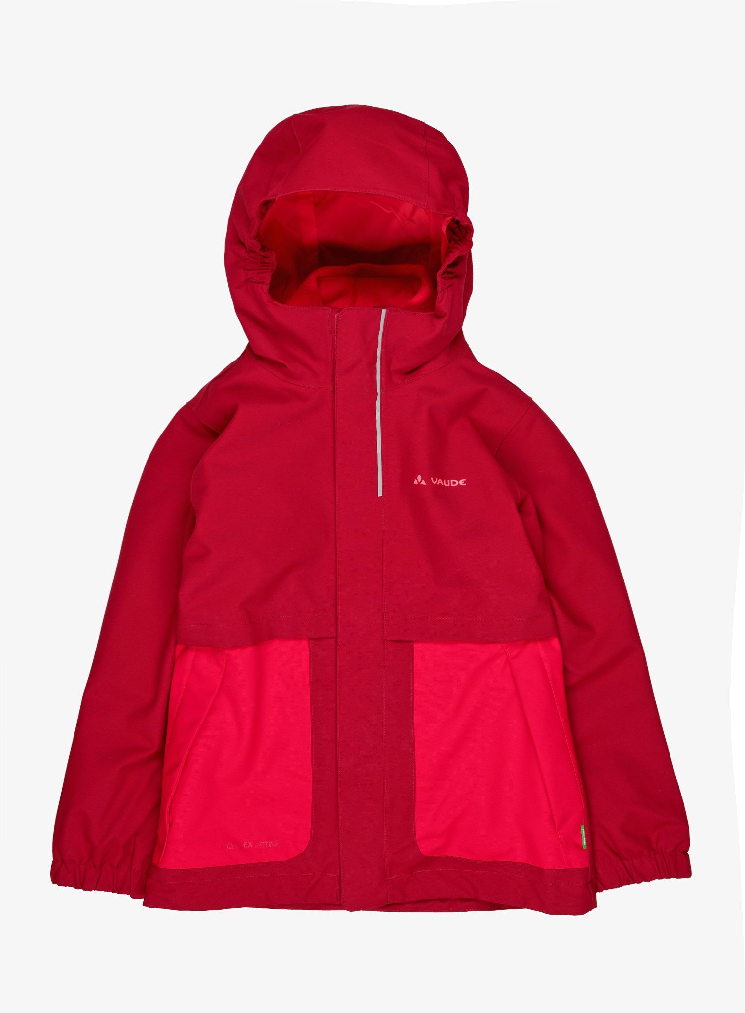 Jakna za djevojčice Vaude Kids Campfire 3in1 Jacket - salsa