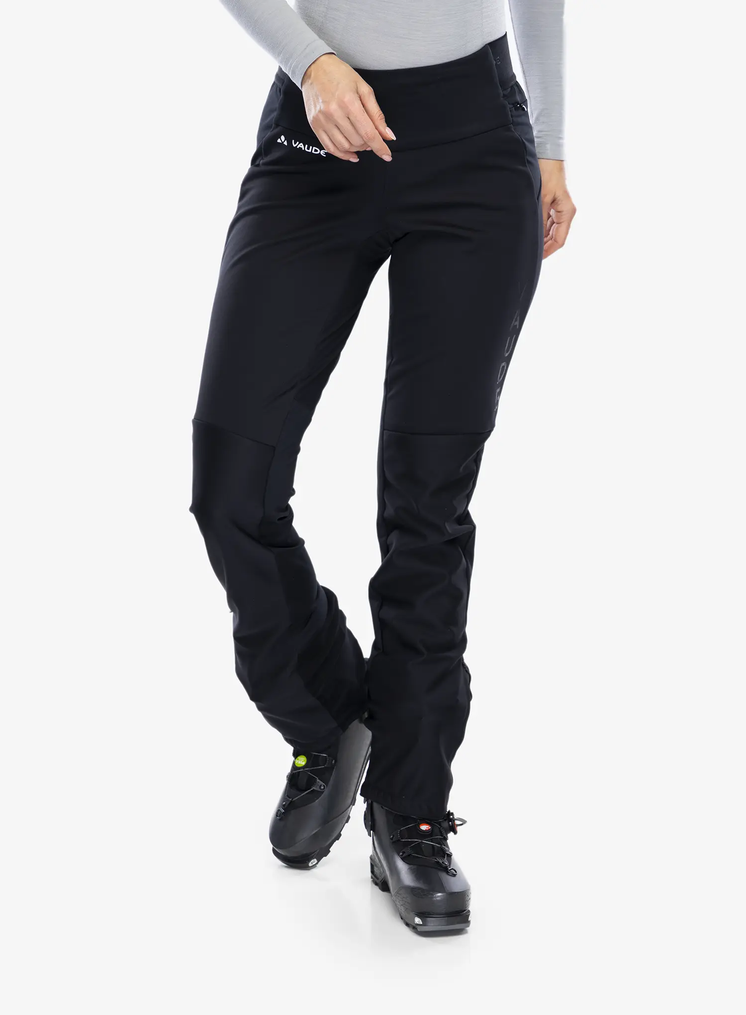 Ženske softshell hlače Vaude Larice Core Pants - black