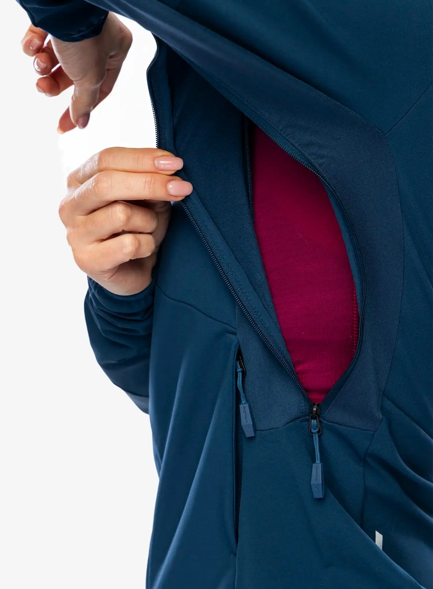 Ženska softshell jakna Vaude Larice Jacket IV - dark sea