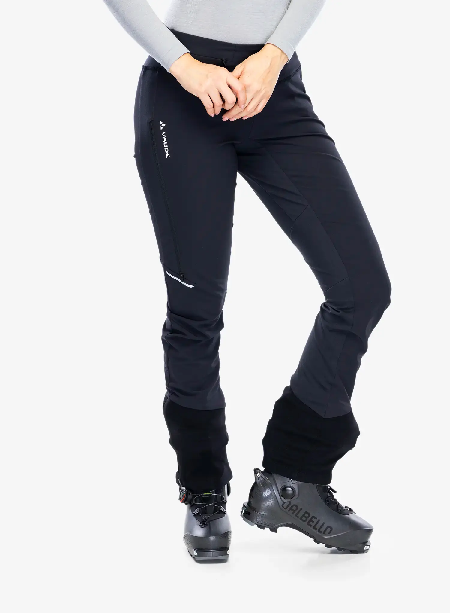 Ženske softshell hlače Vaude Larice Light Pants III - black