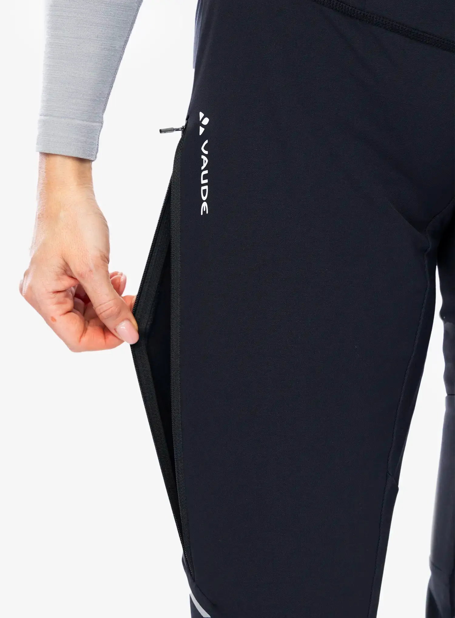 Ženske softshell hlače Vaude Larice Light Pants III - black