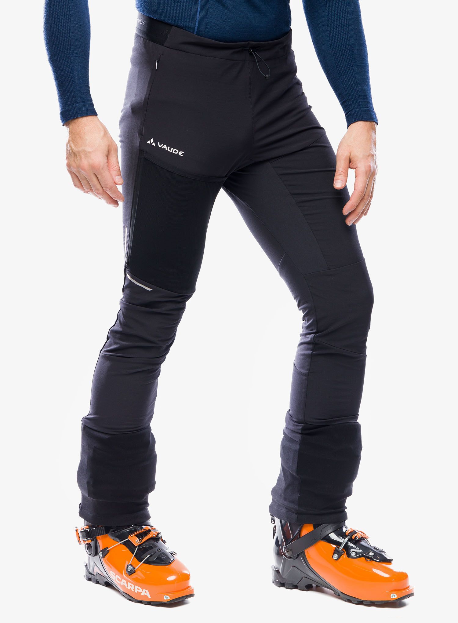 Softshell hlače Vaude Larice Light Pants III - black uni