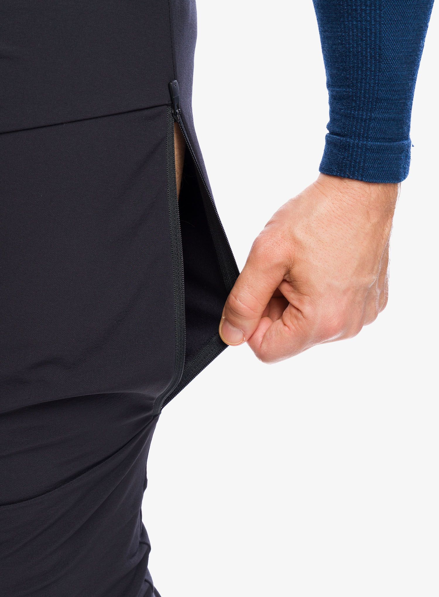 Softshell hlače Vaude Larice Light Pants III - black uni