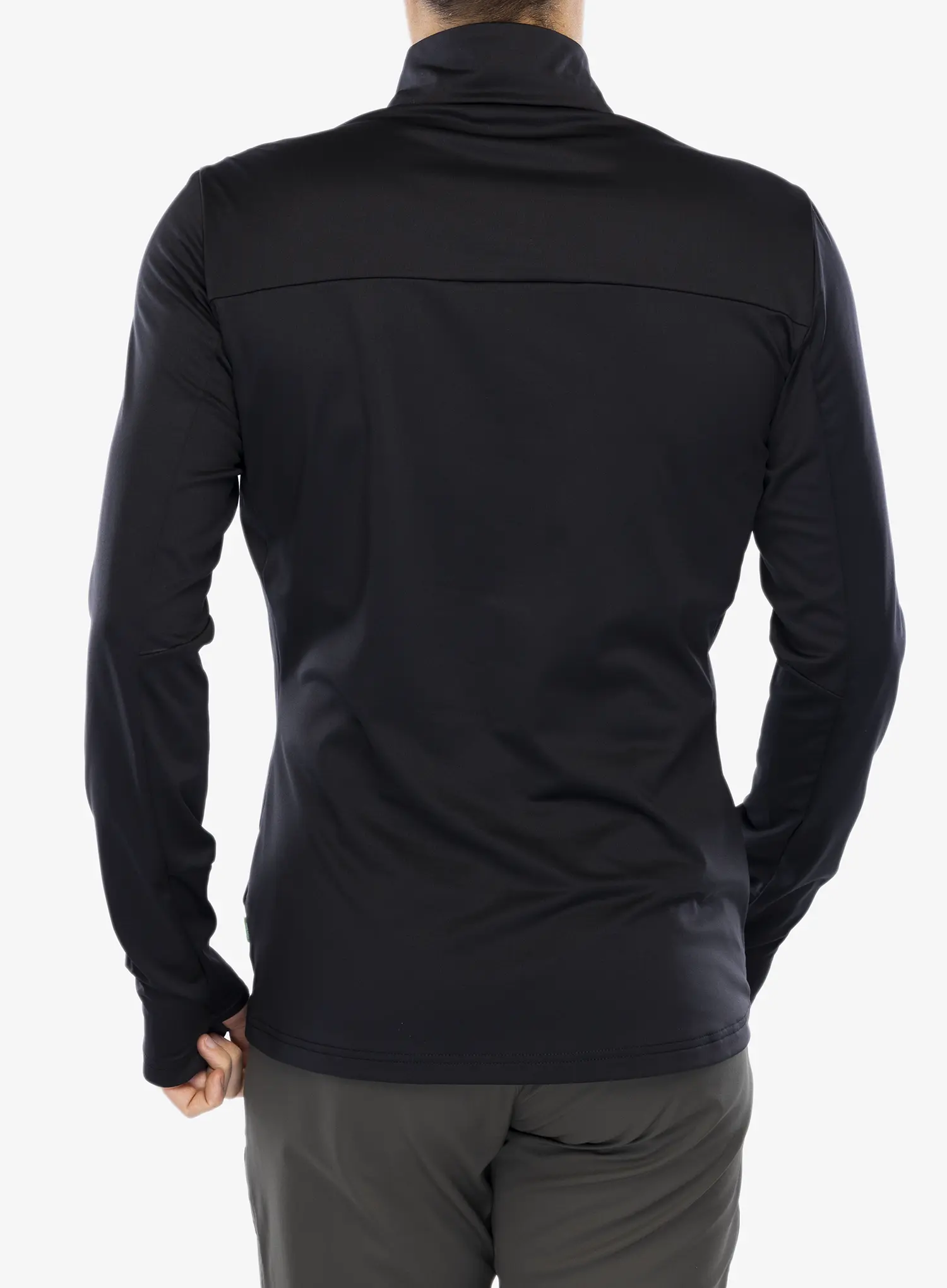 Dukserica od flisa Vaude Livigno Halfzip II - black