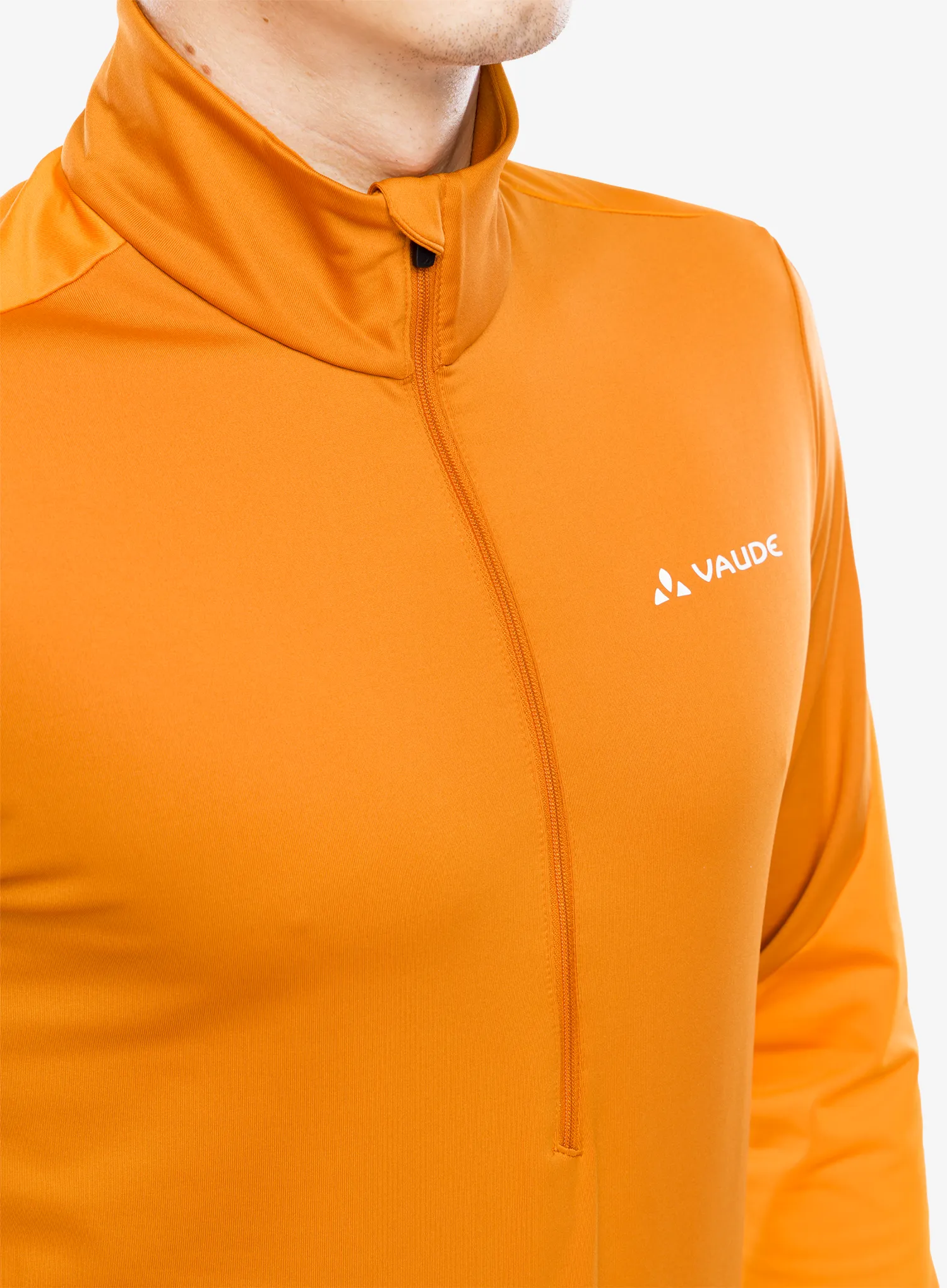 Dukserica od flisa Vaude Livigno Halfzip II - kumquat