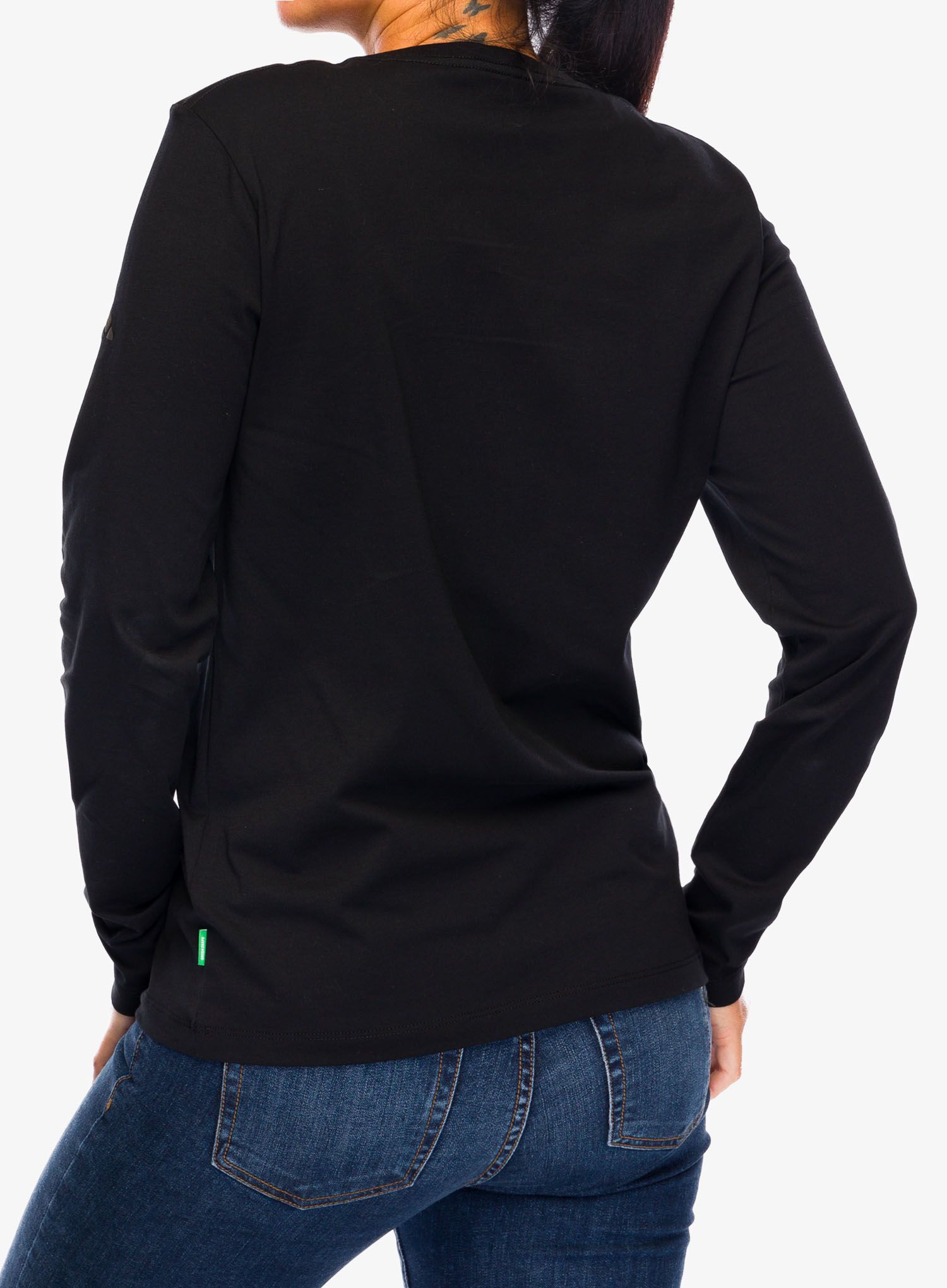 Ženski longsleeve Vaude Logo LS T-Shirt - black