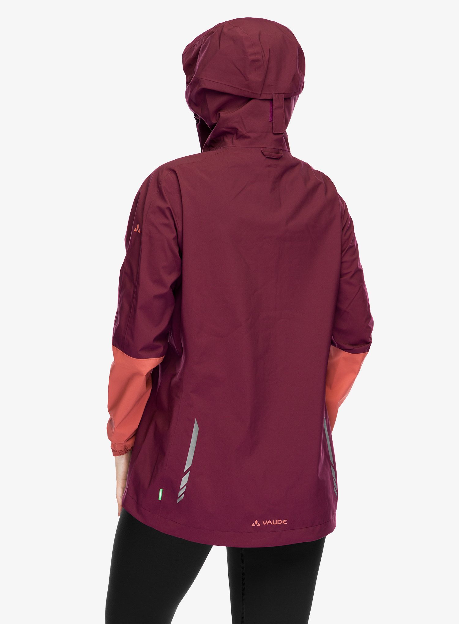 Ženska kišna jakna Vaude Moab Rain Jacket II - cassis uni