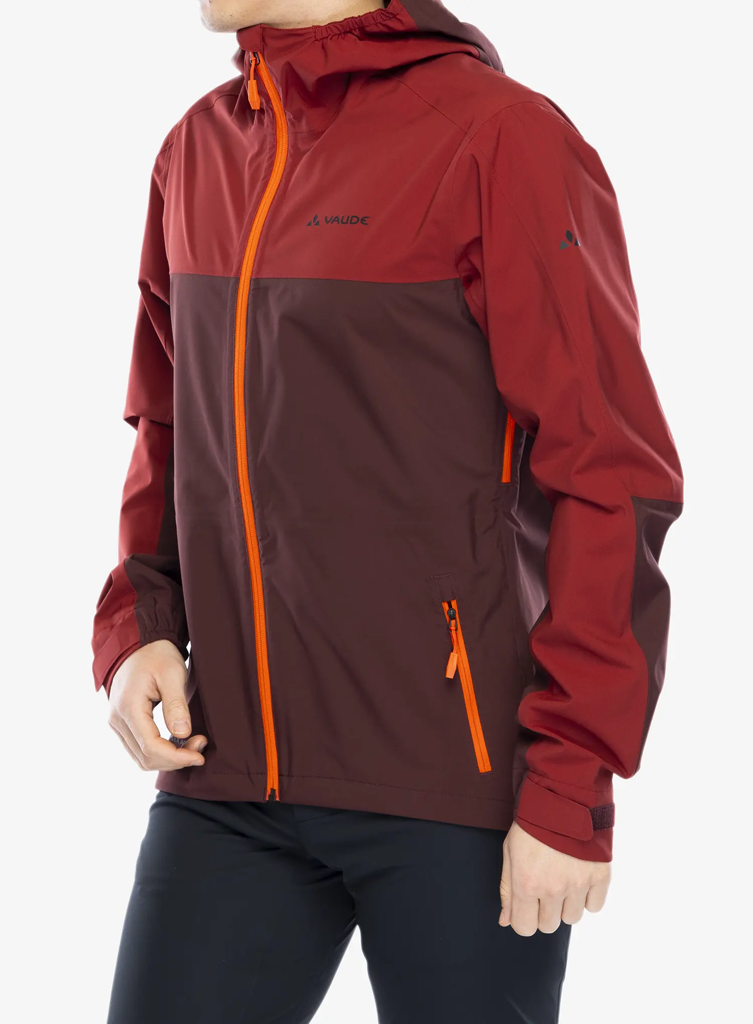 Kišna jakna Vaude Moab Rain Jacket - dark oak