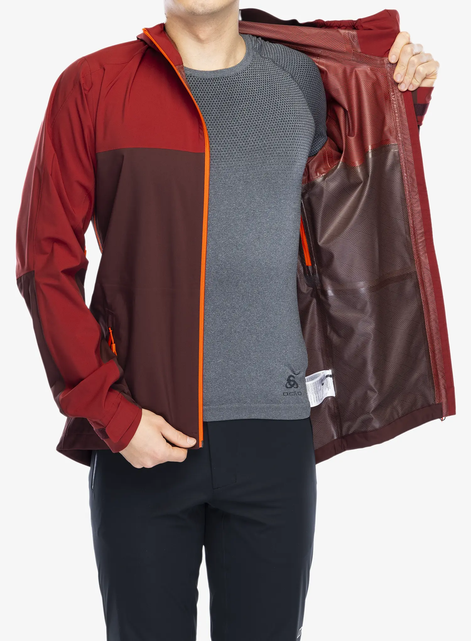 Kišna jakna Vaude Moab Rain Jacket - dark oak