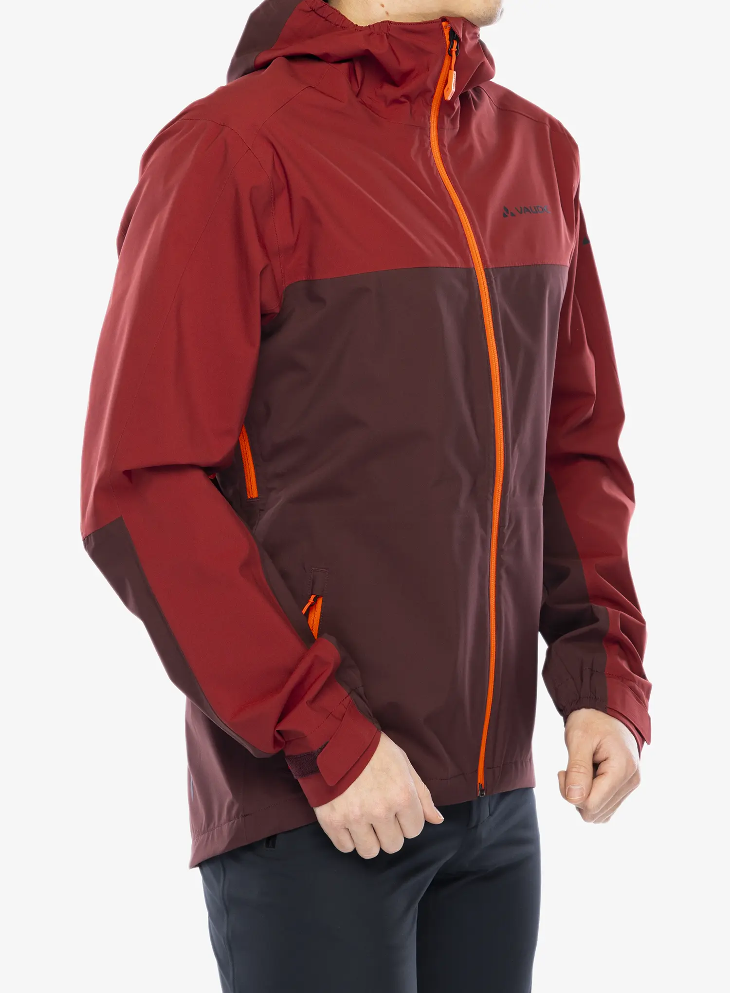Kišna jakna Vaude Moab Rain Jacket - dark oak
