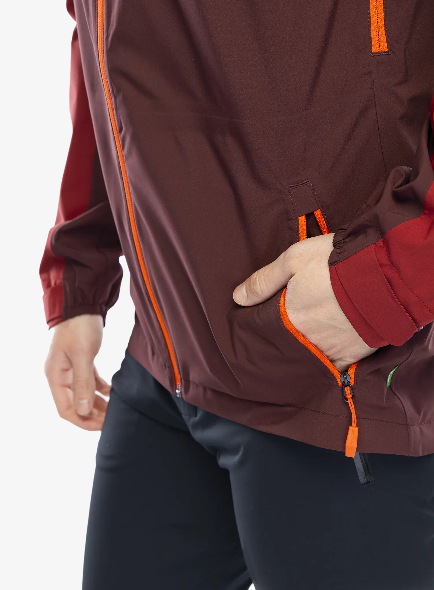 Kišna jakna Vaude Moab Rain Jacket - dark oak