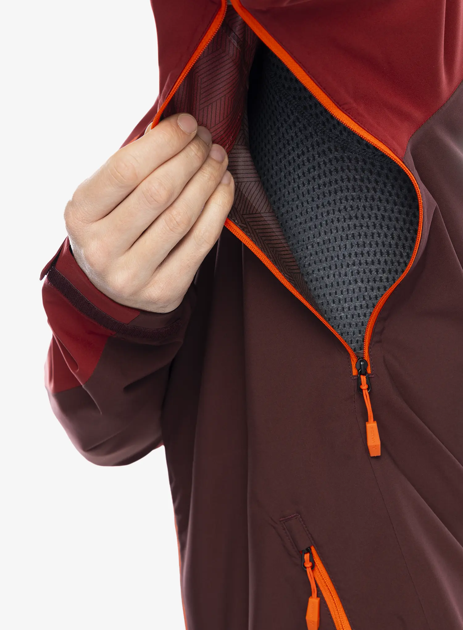 Kišna jakna Vaude Moab Rain Jacket - dark oak