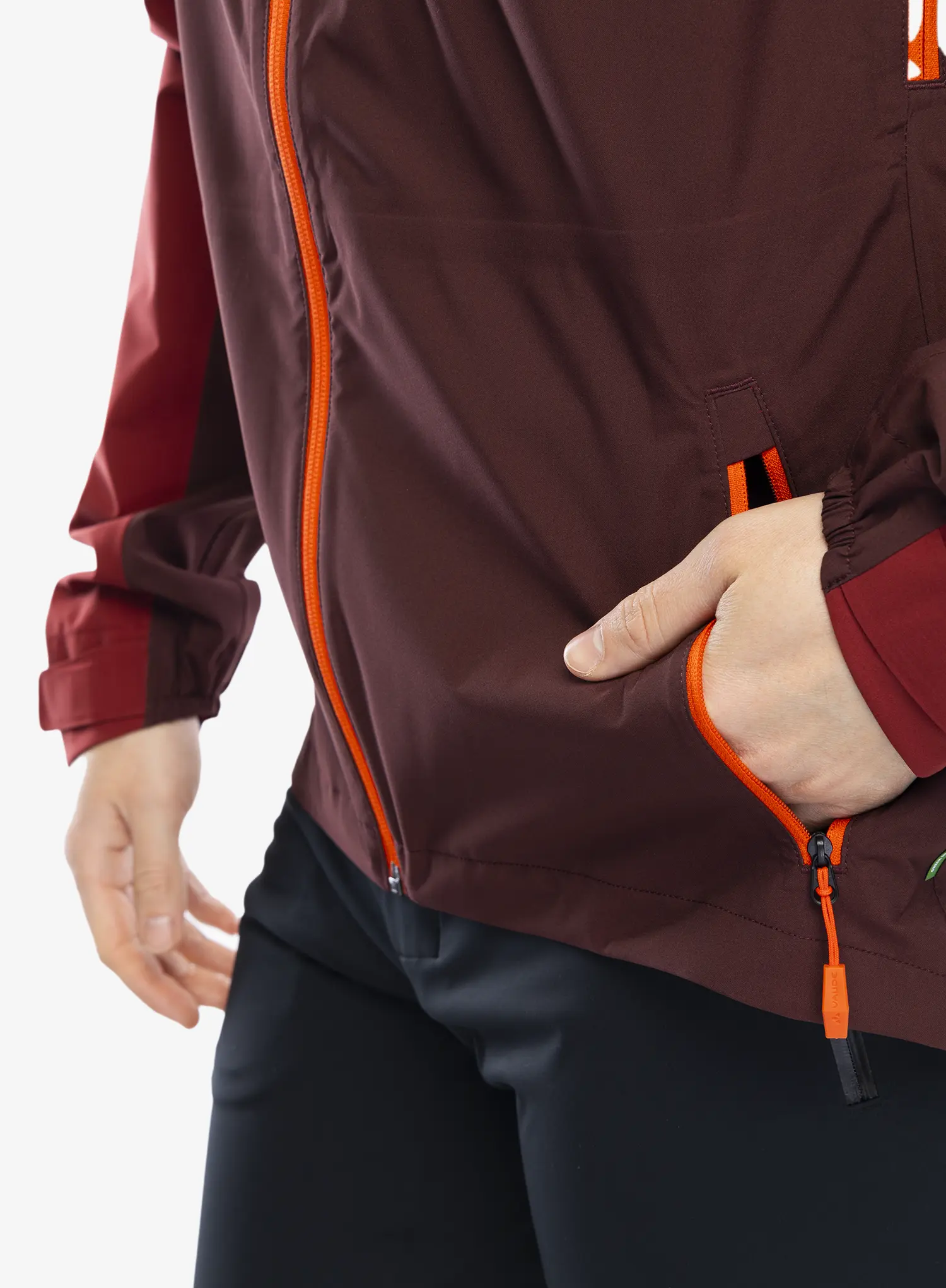 Kišna jakna Vaude Moab Rain Jacket - dark oak