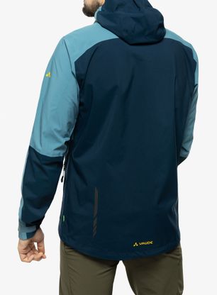 Kišna jakna Vaude Moab Rain Jacket - dark sea uni