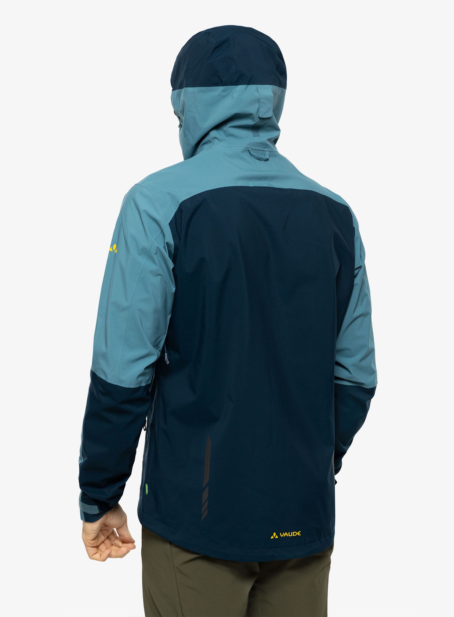 Kišna jakna Vaude Moab Rain Jacket - dark sea uni