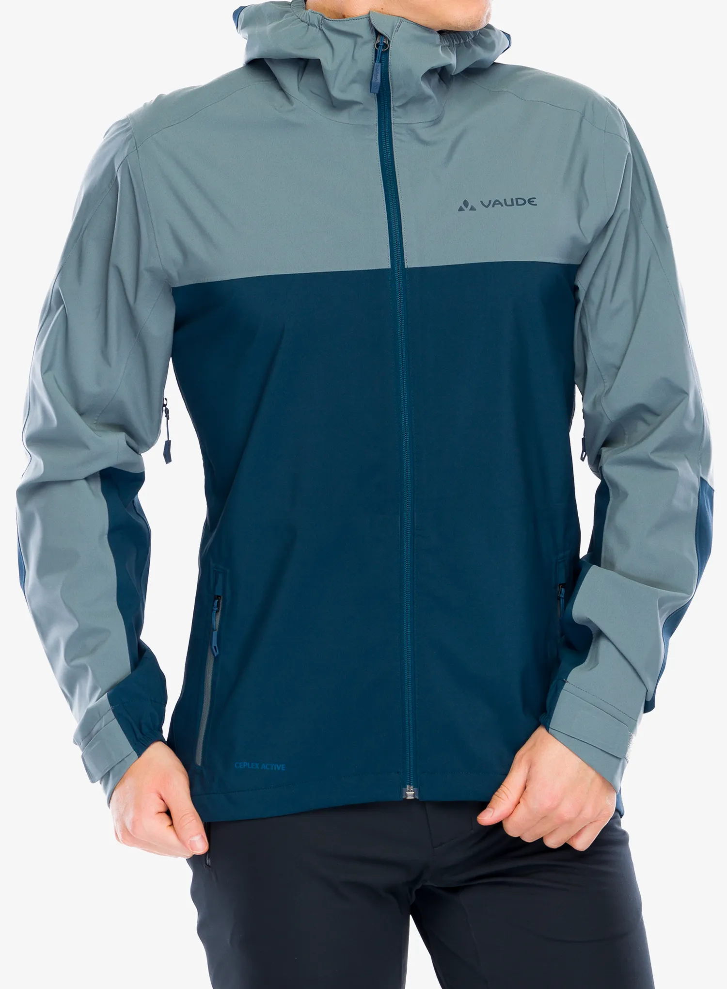 Kišna jakna Vaude Moab Rain Jacket - heron