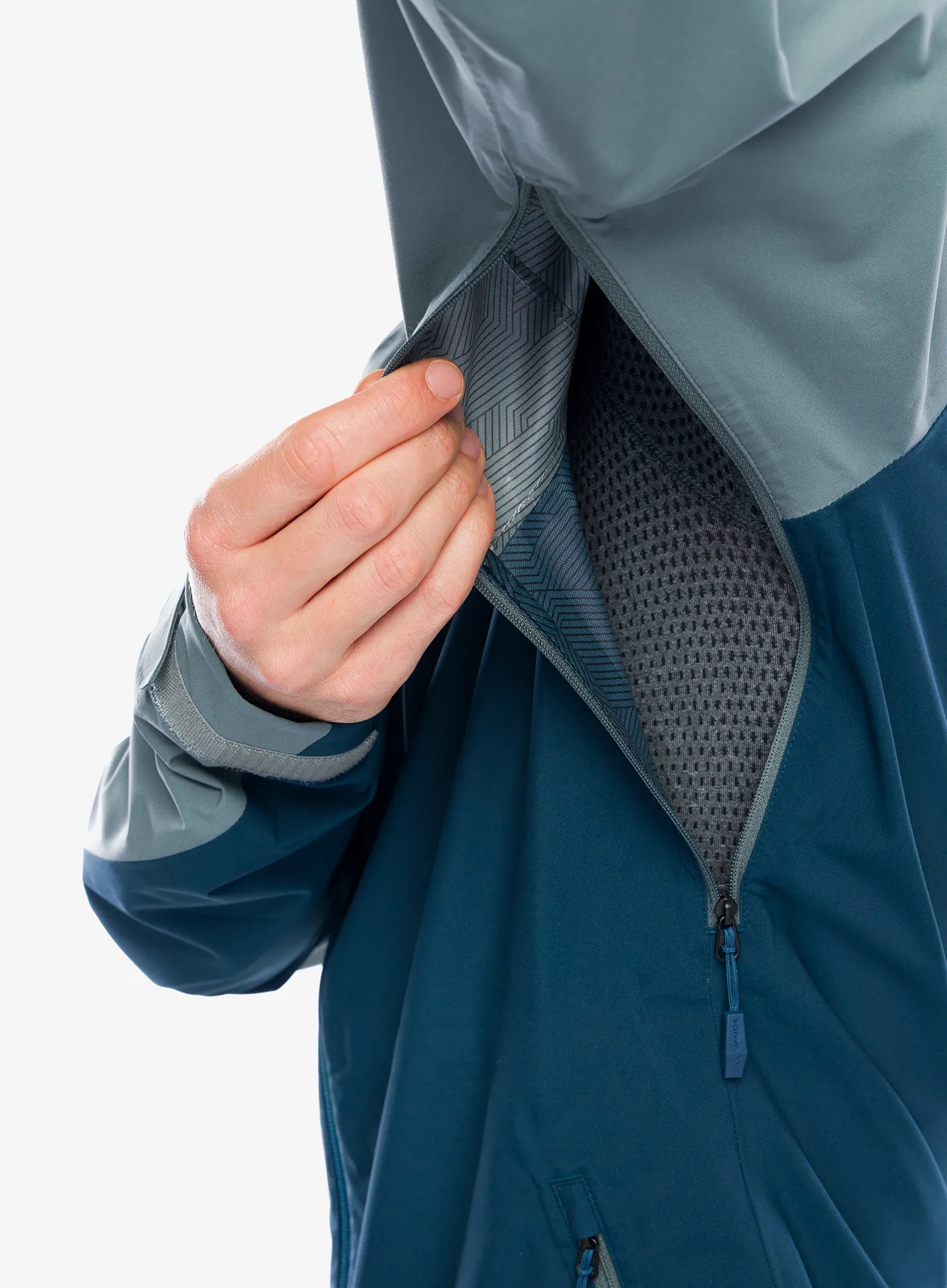 Kišna jakna Vaude Moab Rain Jacket - heron