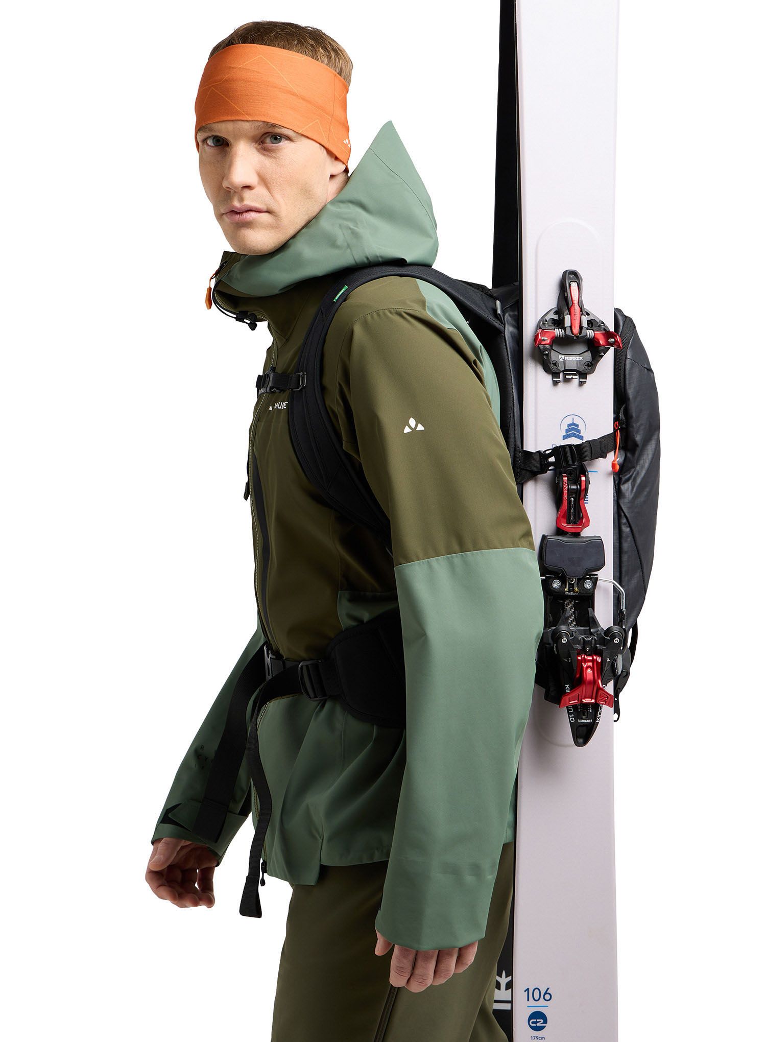 Ruksak za turno skijanje Vaude Monviso 20 - black