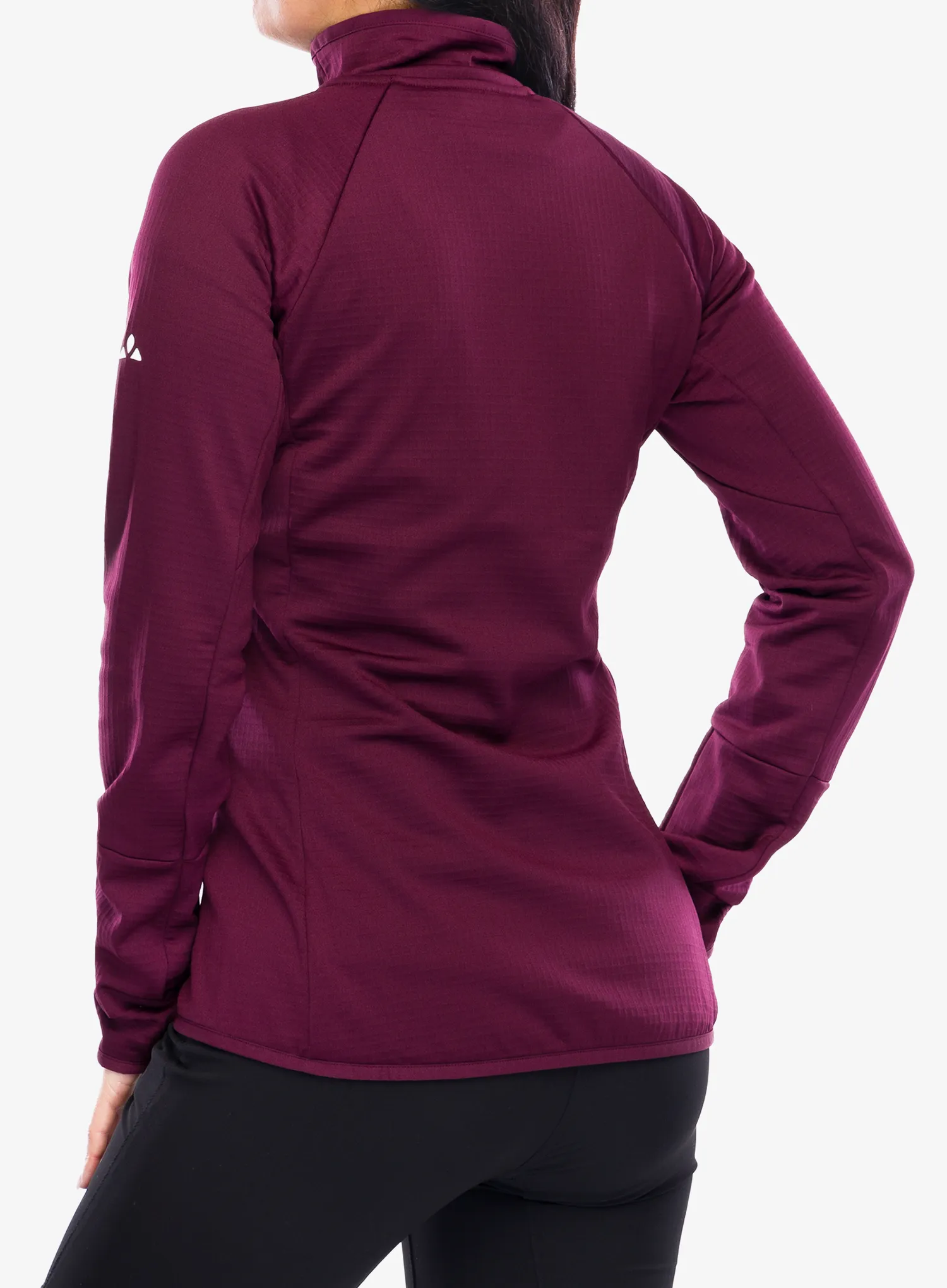 Ženska jakna od flisa Vaude Monviso Fleece FZ Jacket II - cassis