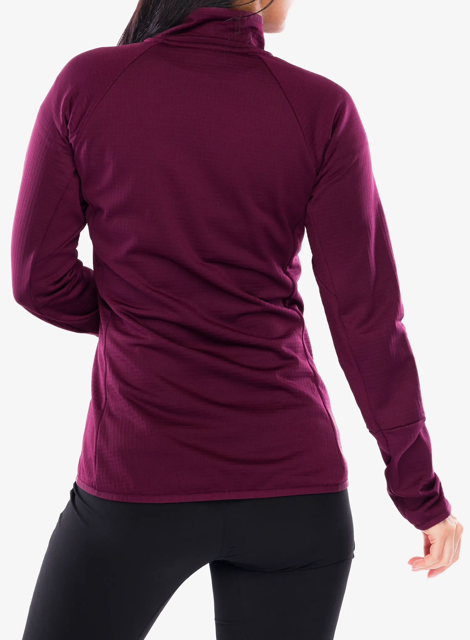 Ženska jakna od flisa Vaude Monviso Fleece FZ Jacket II - cassis