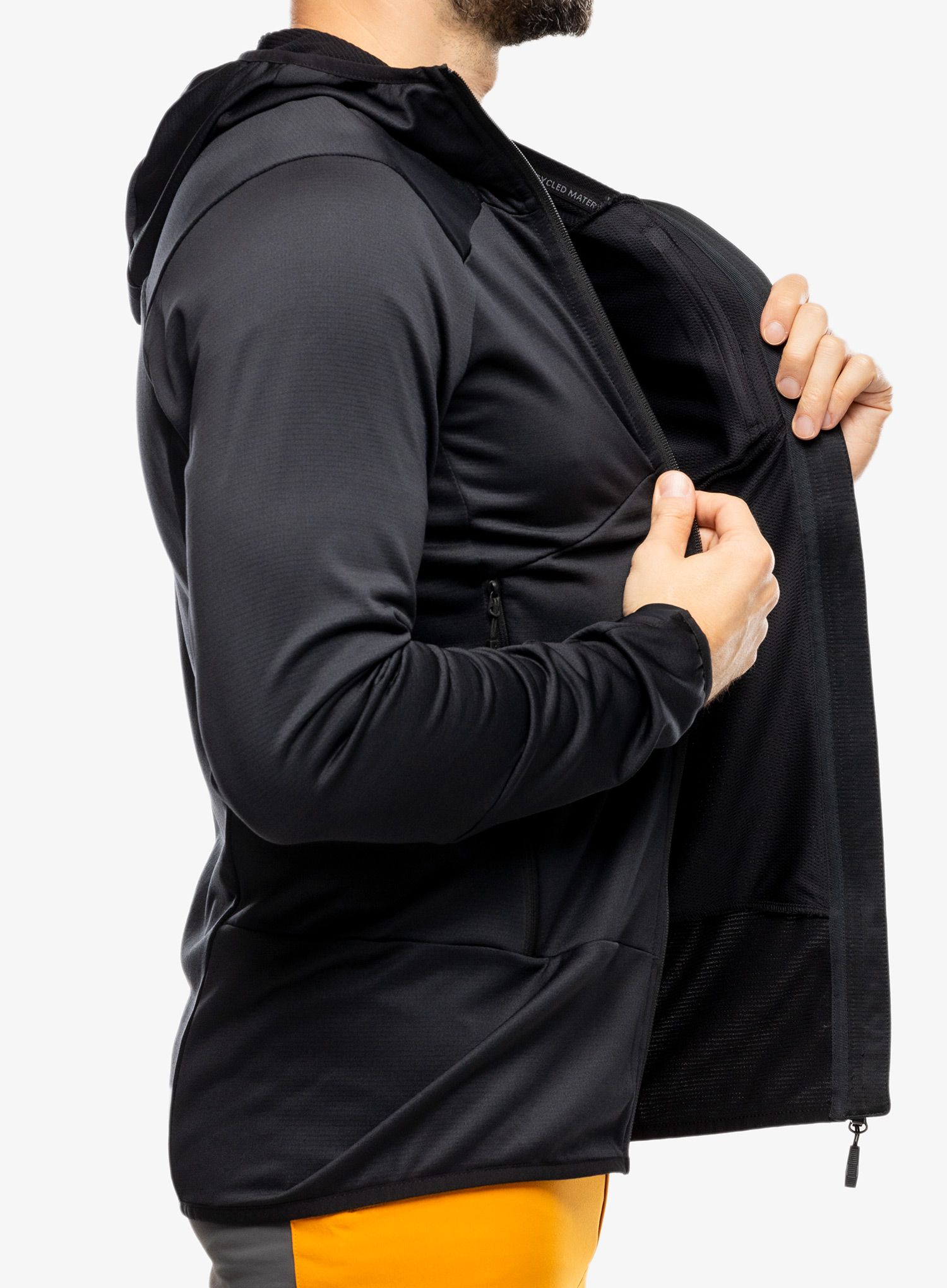 Dukserica od flisa Vaude Monviso Fleece Jacket II - black