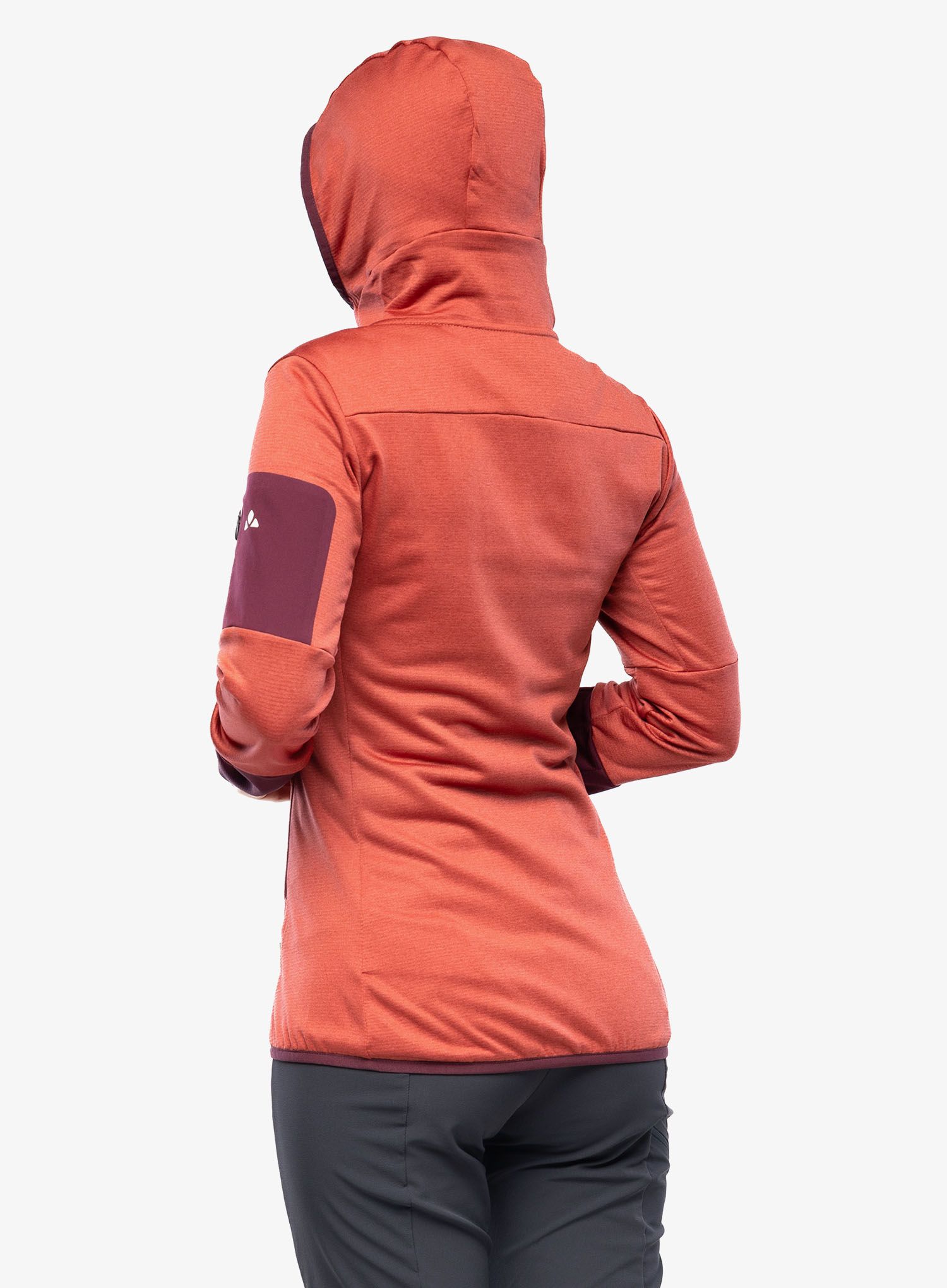 Ženska dukserica od flisa Vaude Monviso Fleece Jacket II - brick