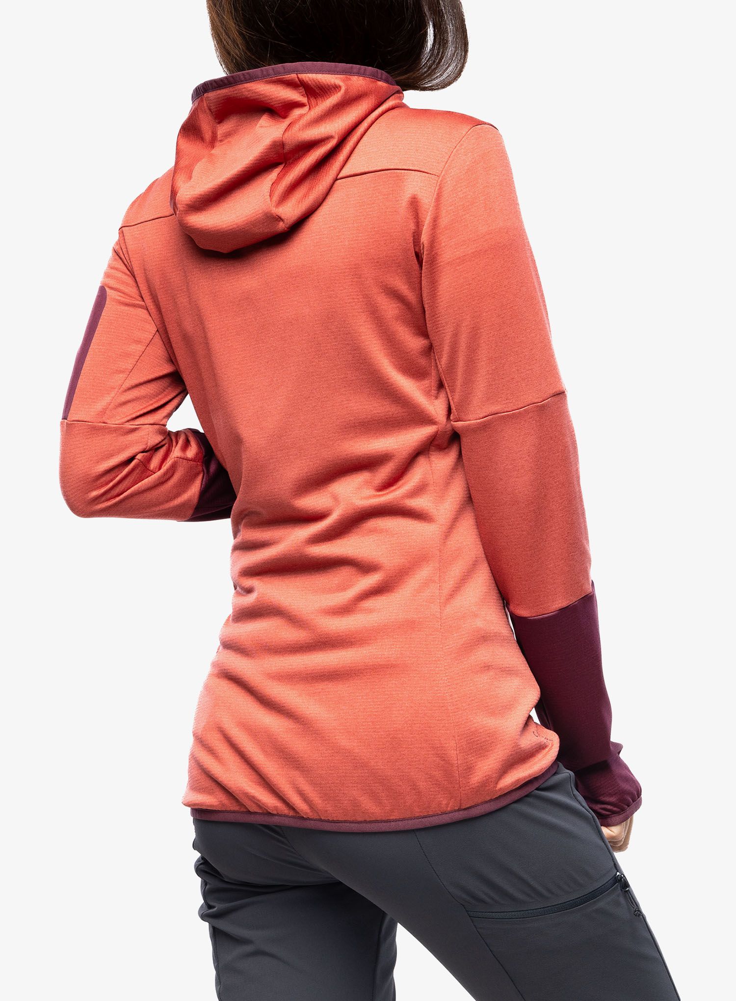 Ženska dukserica od flisa Vaude Monviso Fleece Jacket II - brick