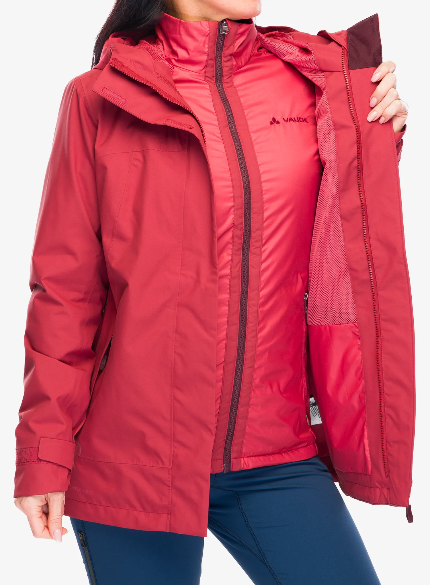 Ženska jakna Vaude Neyland 3in1 Jacket - redeva