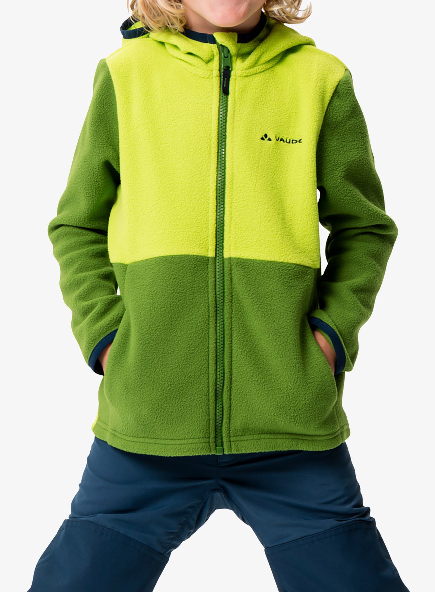 Dukserica za djecu Vaude Pulex Hooded Jacket II - cactus