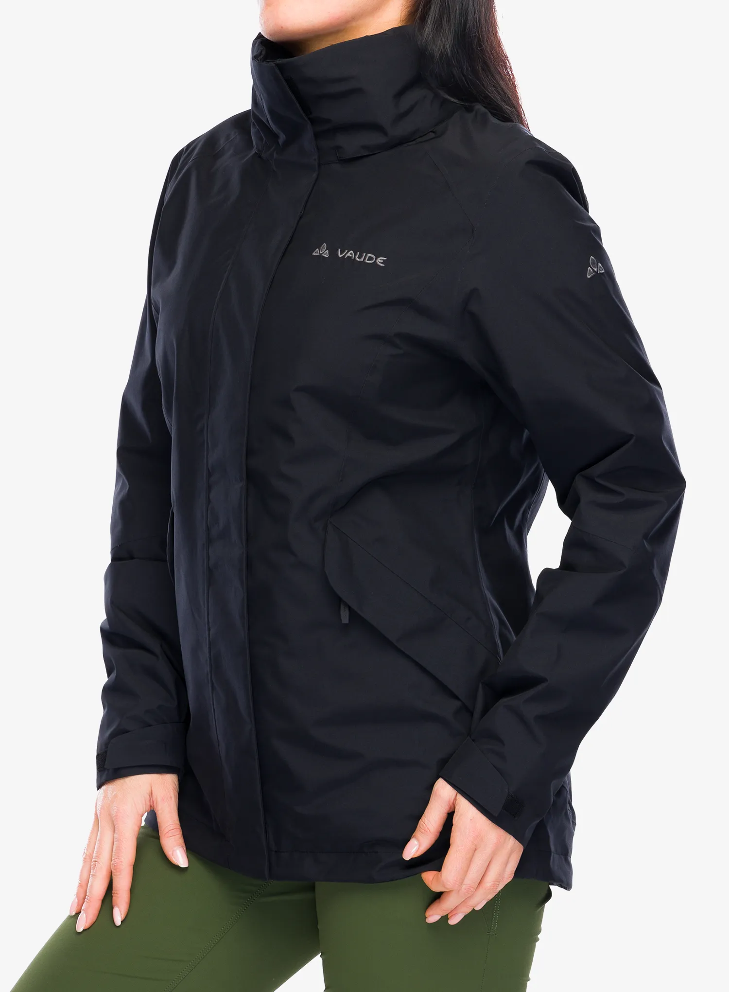 Ženska jakna Vaude Rosemoor 3in1 Jacket II - black
