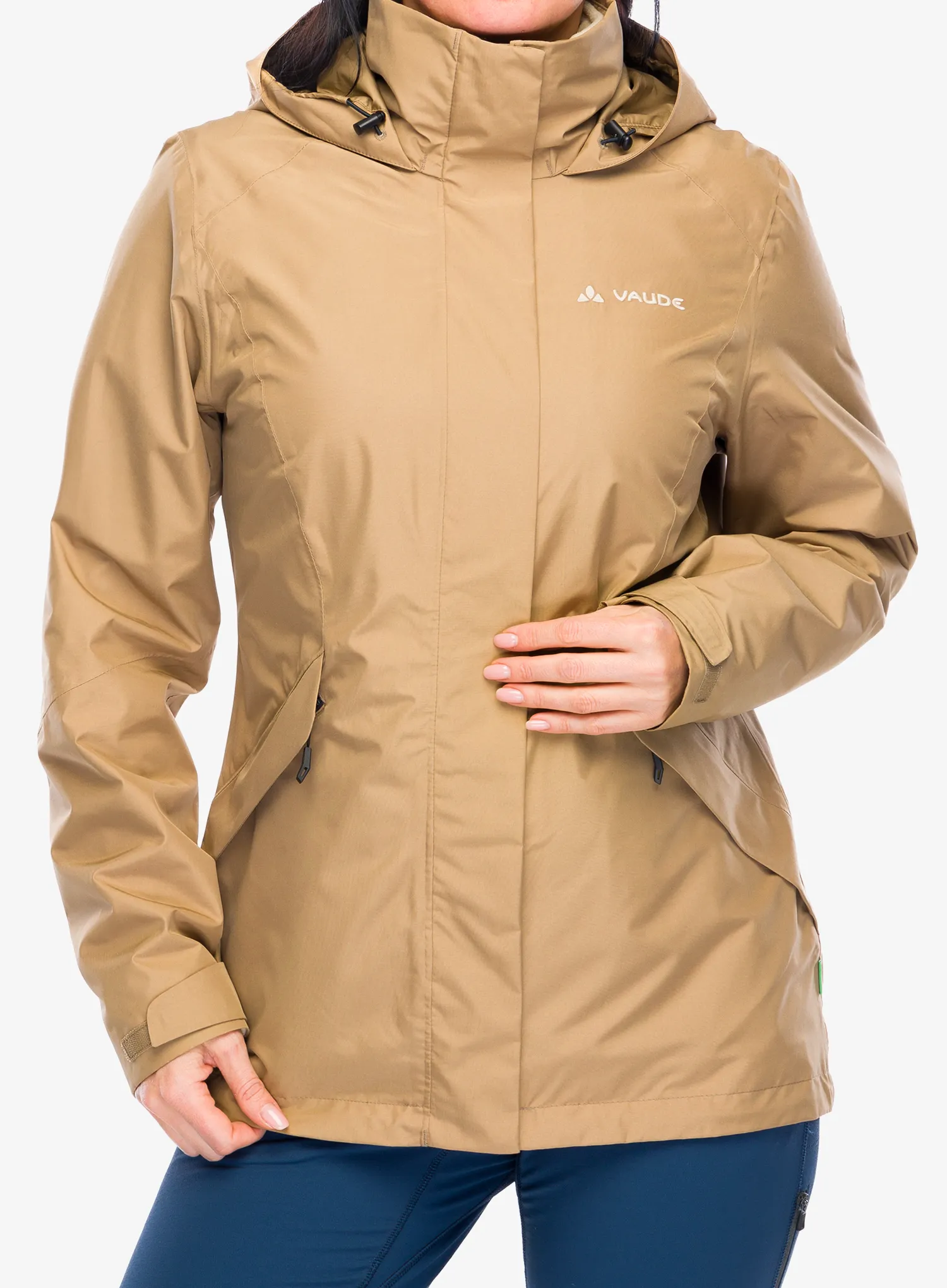 Ženska jakna Vaude Rosemoor 3in1 Jacket II - oat