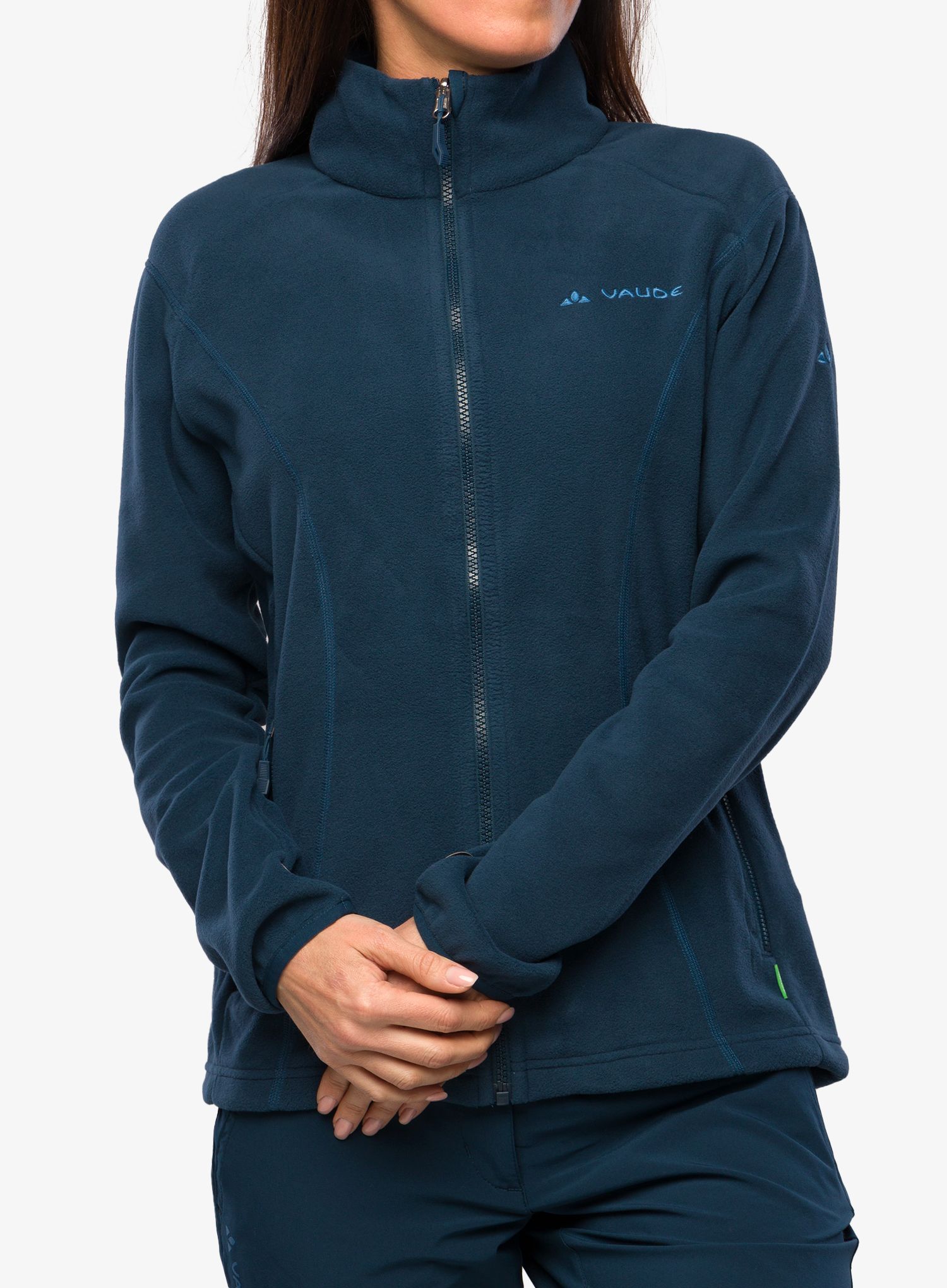 Ženska dukserica od flisa Vaude Rosemoor Fleece Jacket II - dark sea