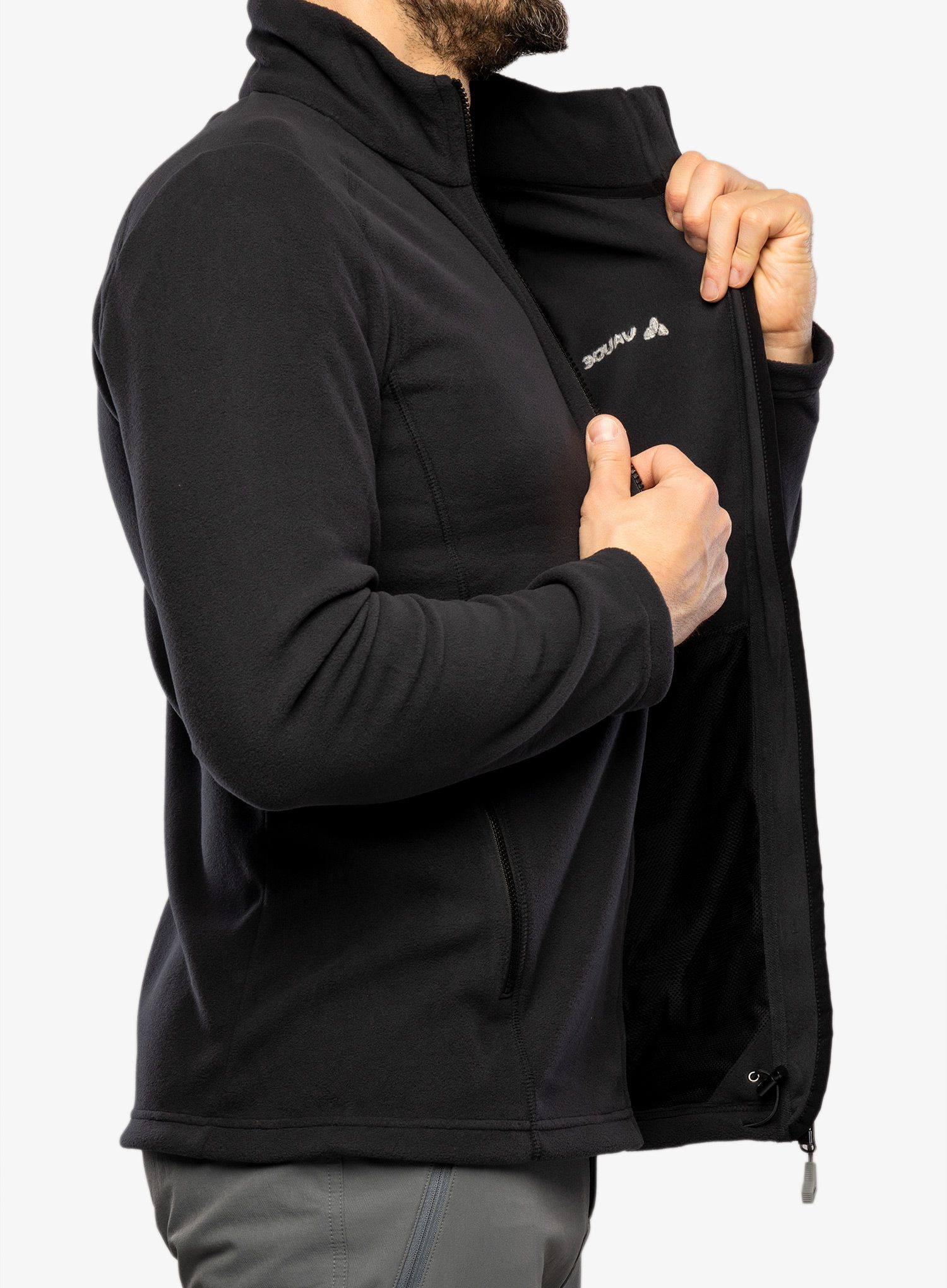 Dukserica od flisa Vaude Rosemoor Fleece Jacket II - black