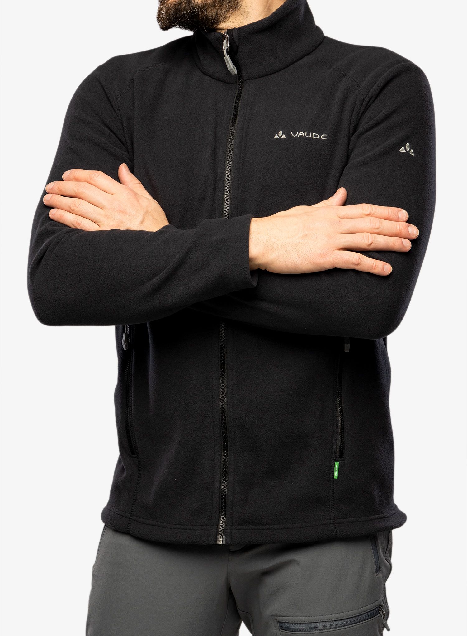 Dukserica od flisa Vaude Rosemoor Fleece Jacket II - black