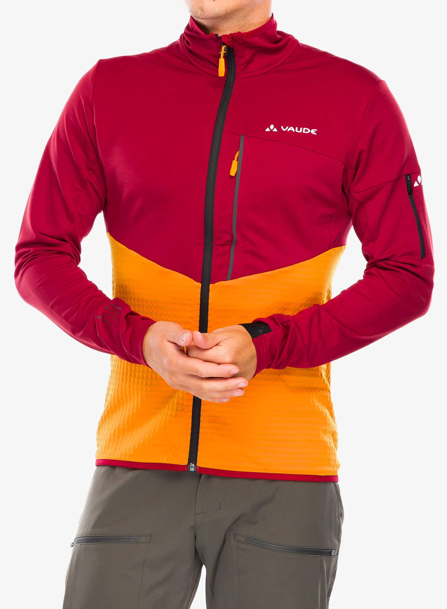 Dukserica od flisa Vaude Scopi Fleece Jacket - carmine