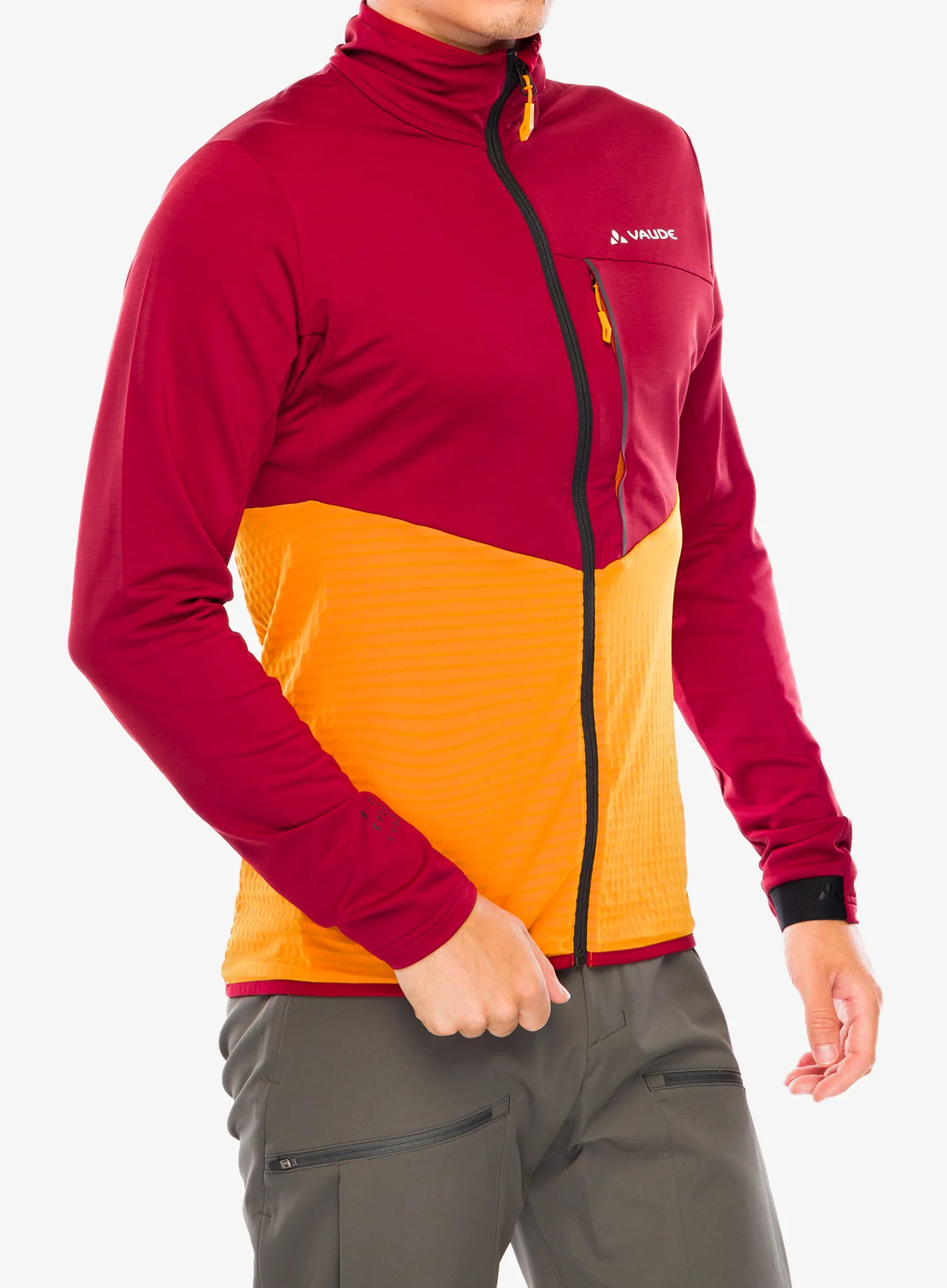 Dukserica od flisa Vaude Scopi Fleece Jacket - carmine
