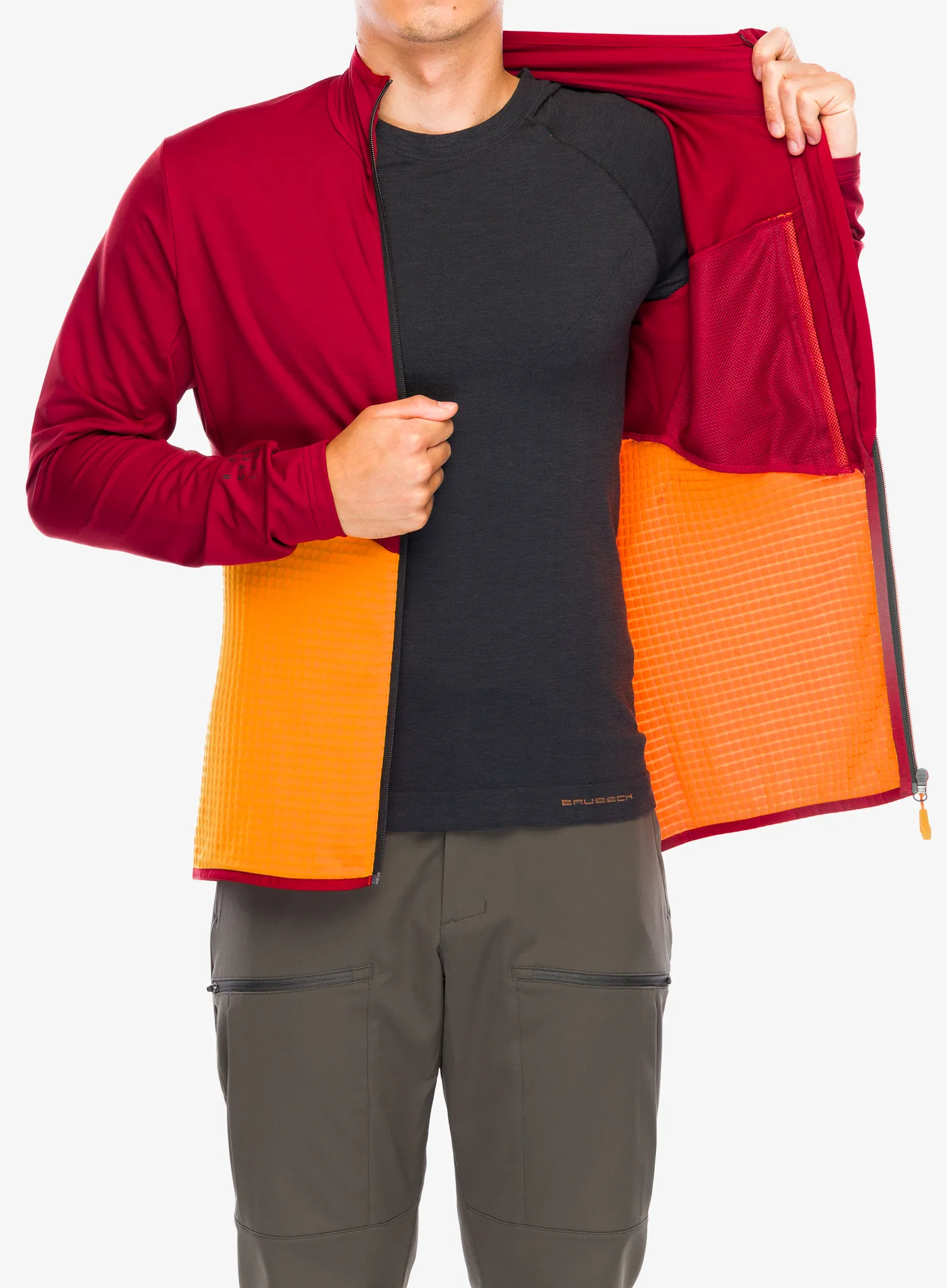 Dukserica od flisa Vaude Scopi Fleece Jacket - carmine