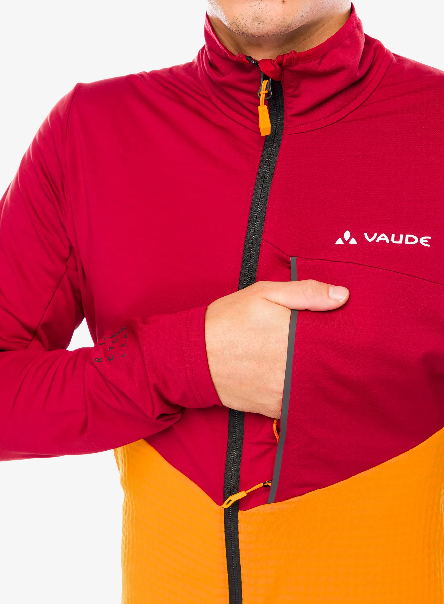 Dukserica od flisa Vaude Scopi Fleece Jacket - carmine