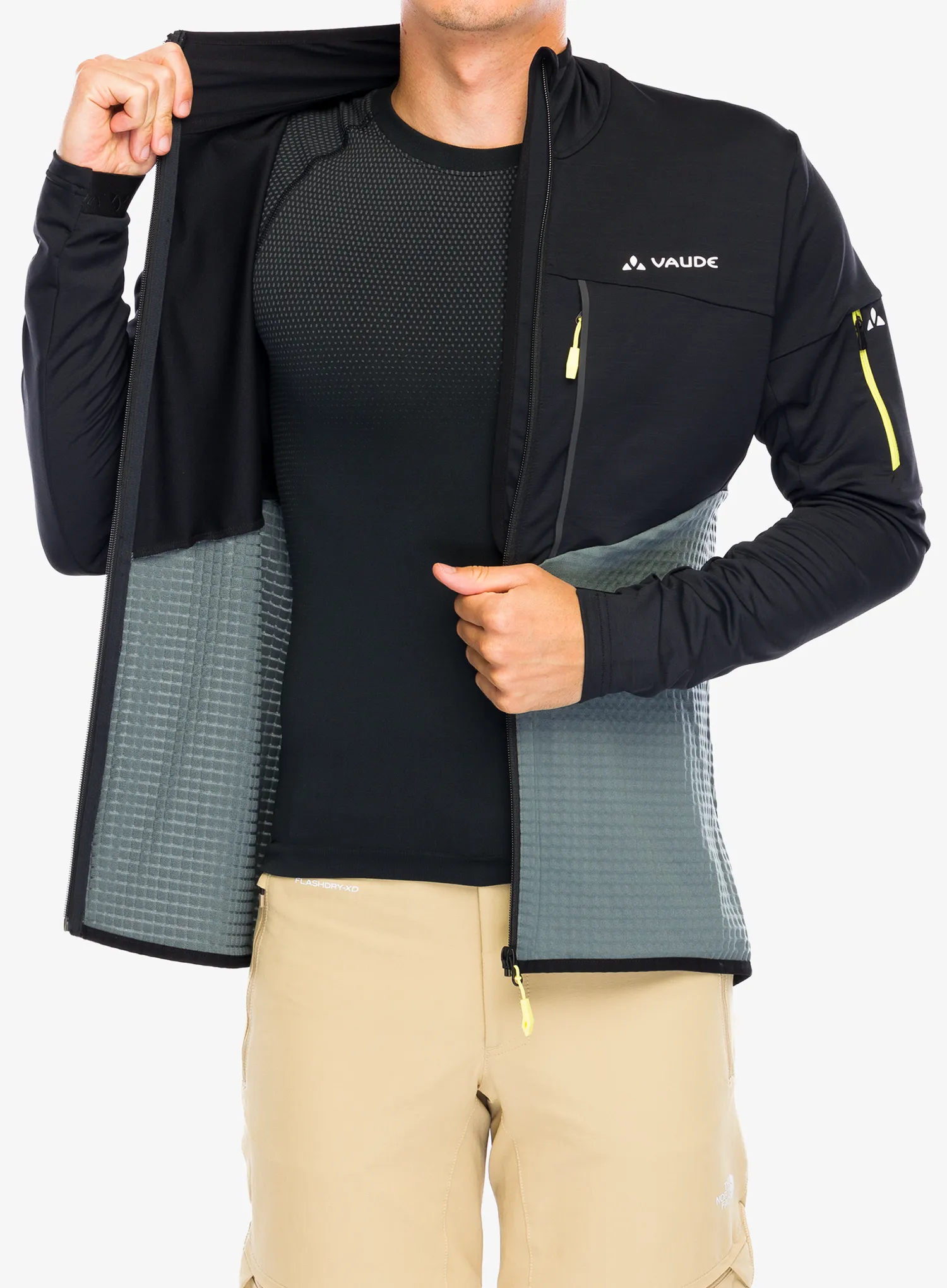 Dukserica od flisa Vaude Scopi Fleece Jacket - heron