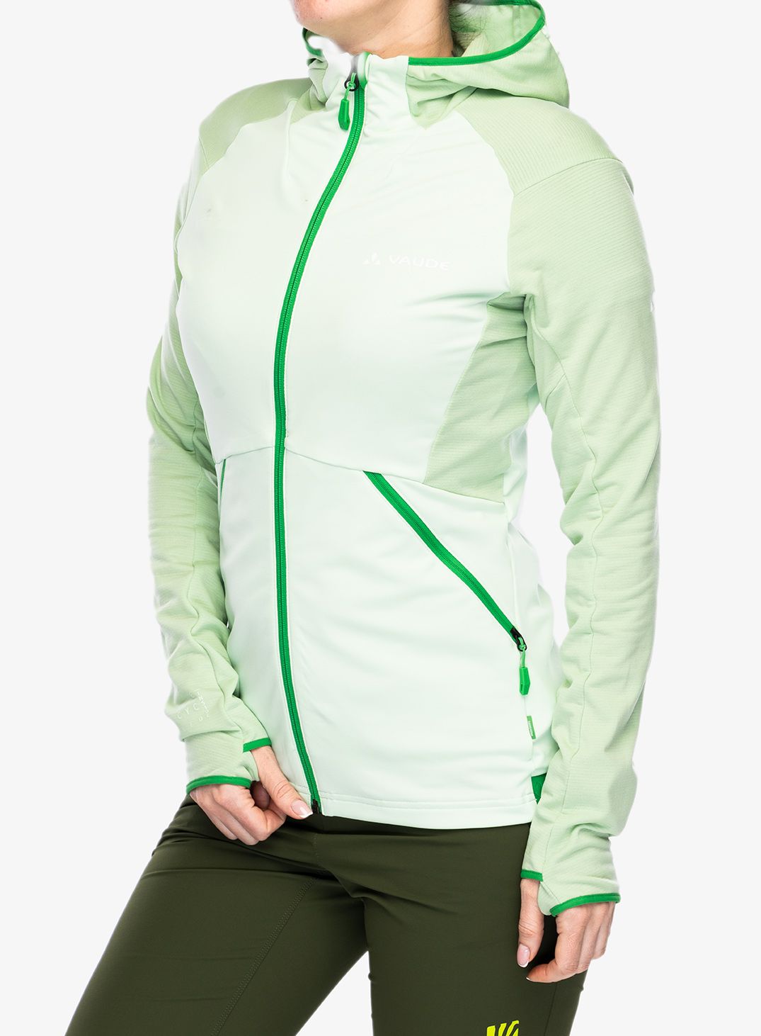 Ženska dukserica od flisa Vaude Scopi Fleece Jacket - jade