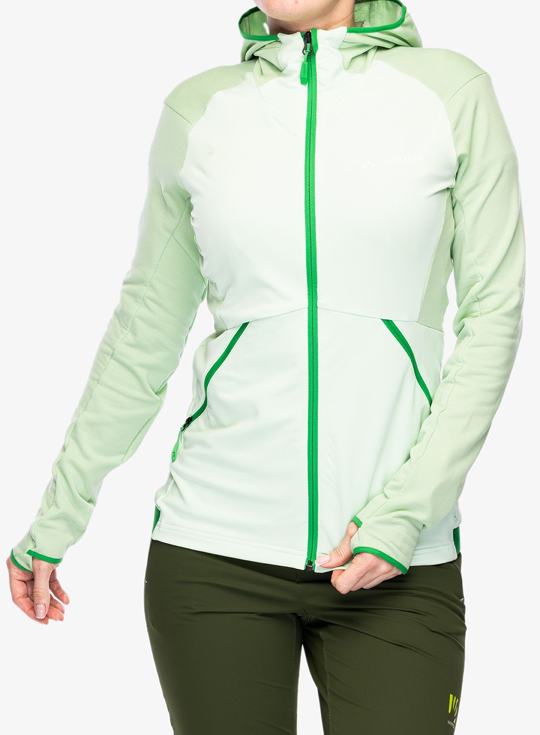 Ženska dukserica od flisa Vaude Scopi Fleece Jacket - jade