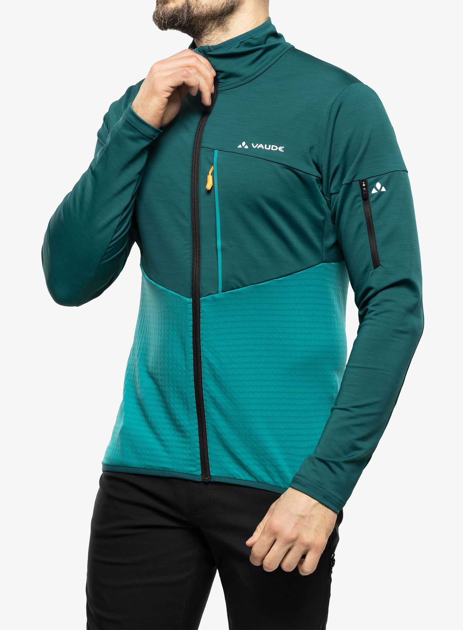 Dukserica od flisa Vaude Scopi Fleece Jacket - mallard green